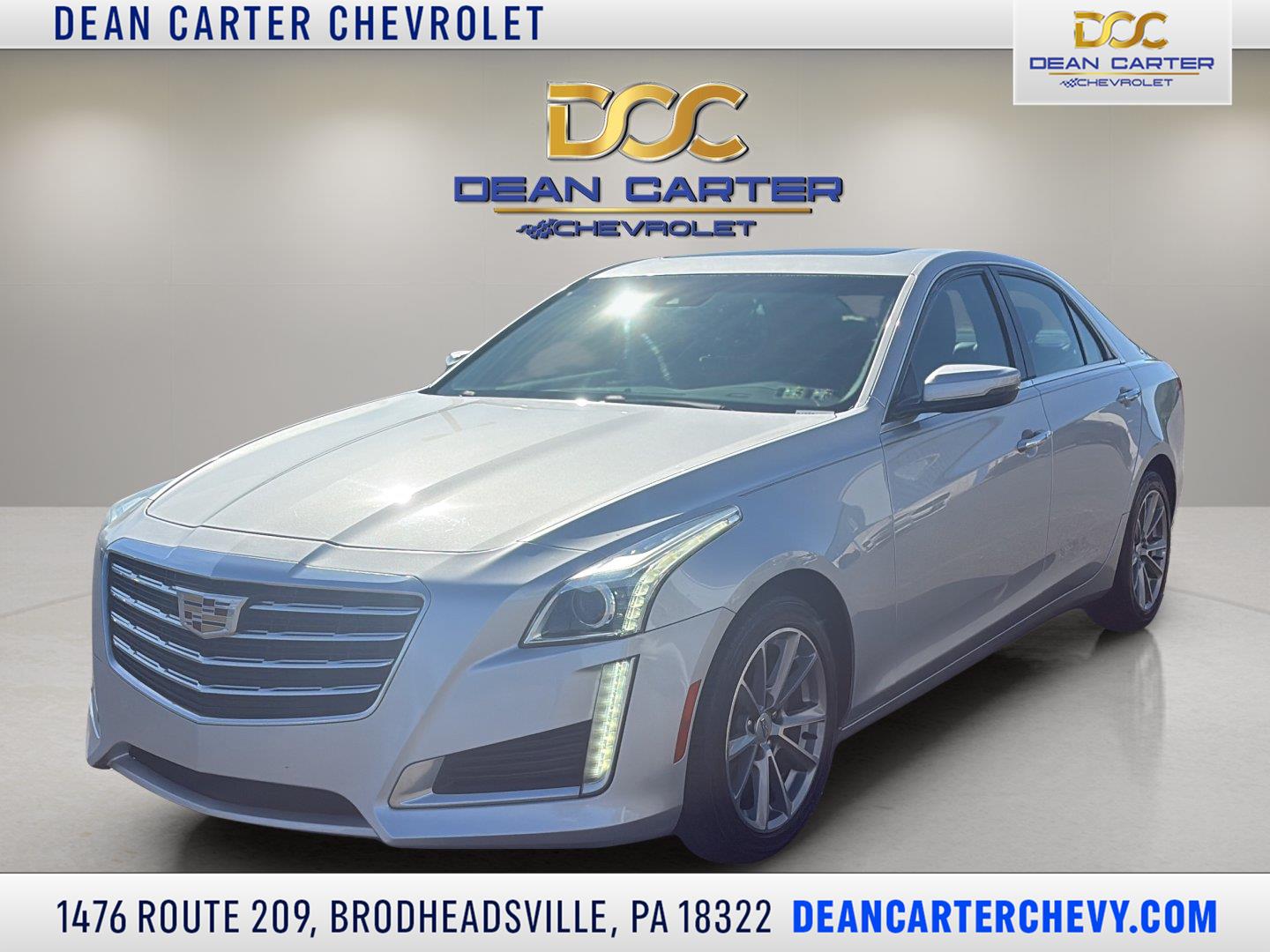 Radiant Silver Metallic 2017 Cadillac CTS Sedan All-Wheel Drive 8-Speed Automatic