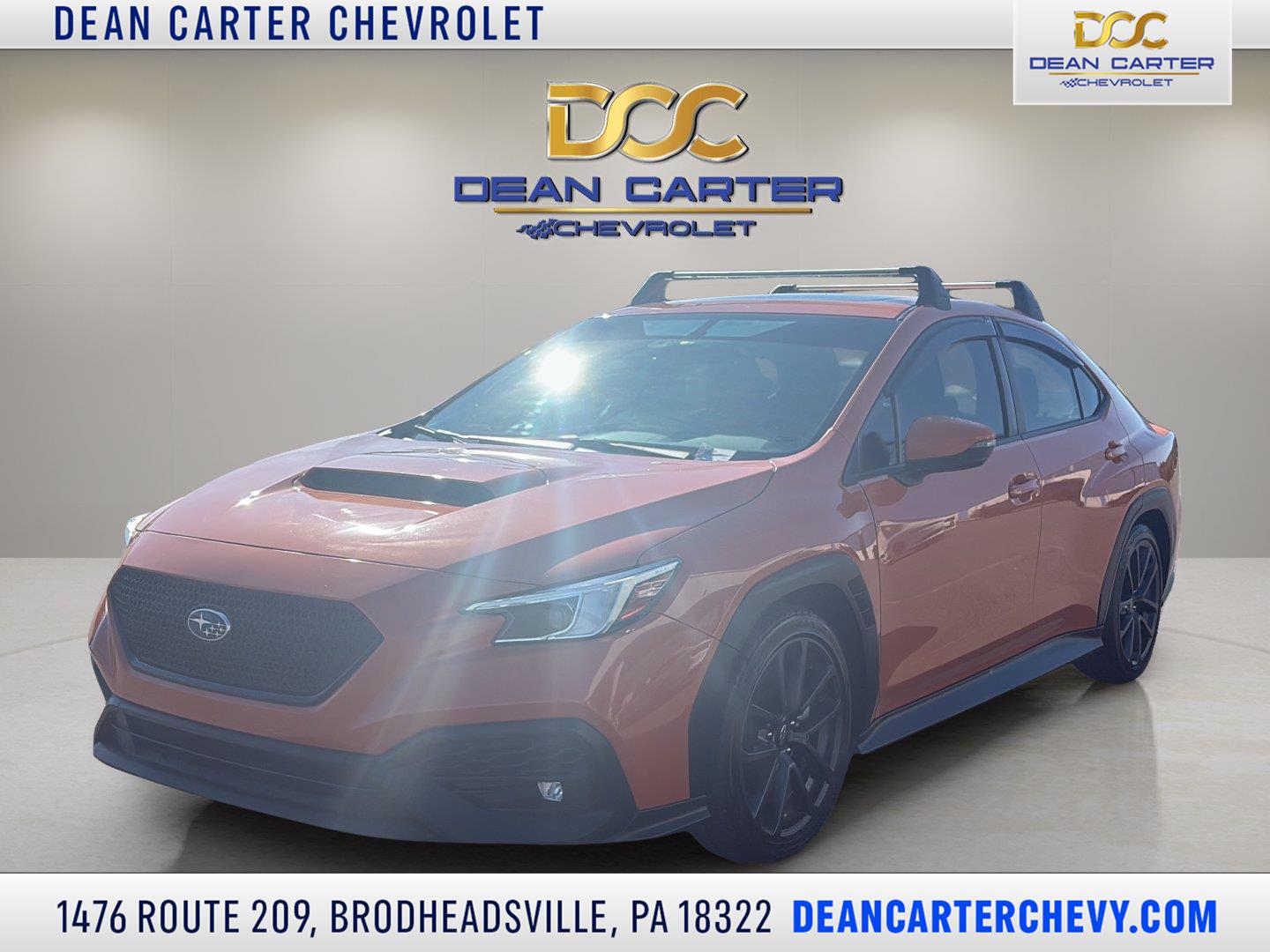 Solar Orange Pearl 2023 Subaru WRX Sedan All-Wheel Drive Manual