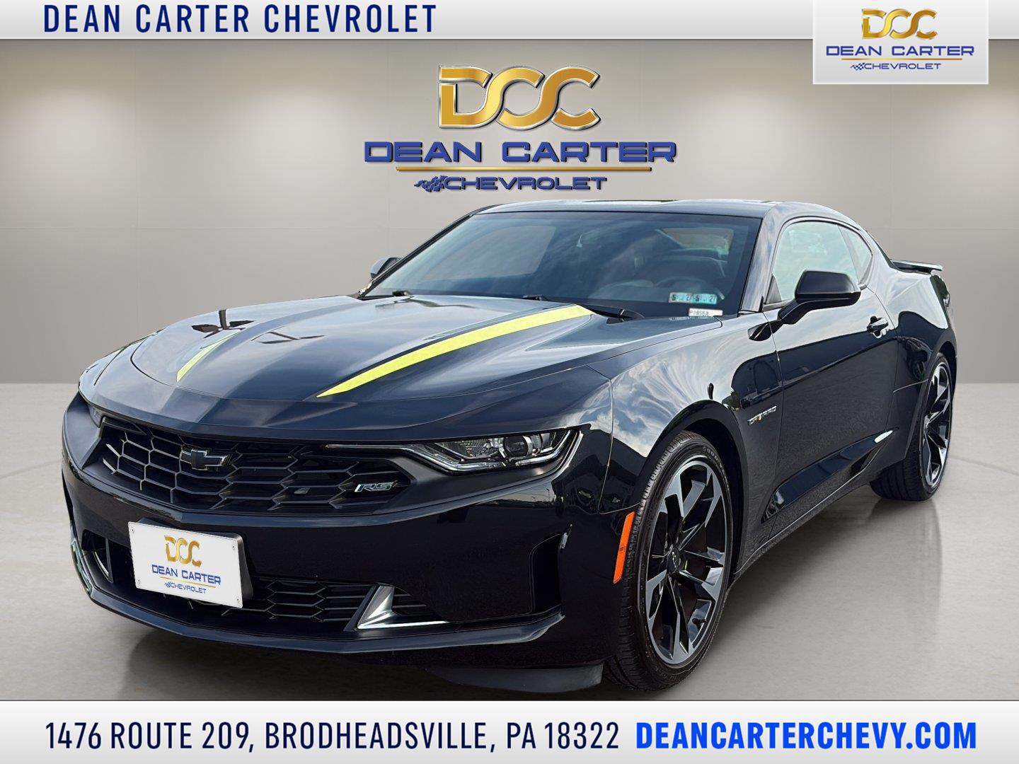 Black 2021 Chevrolet Camaro Coupe Rear-Wheel Drive Automatic