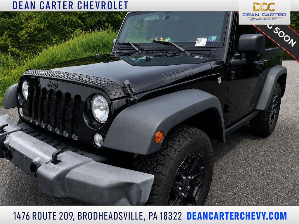 Black Clearcoat 2016 Jeep Wrangler SUV / Crossover Four-Wheel Drive 5-Speed Automatic