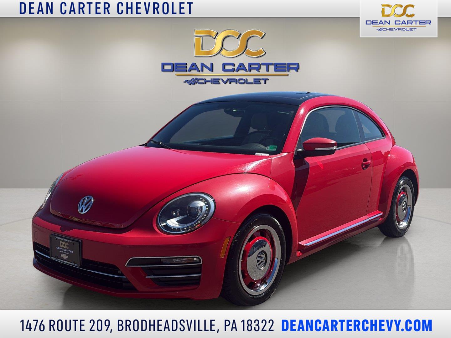 Tornado Red 2018 Volkswagen Beetle Hatchback Front-Wheel Drive Automatic