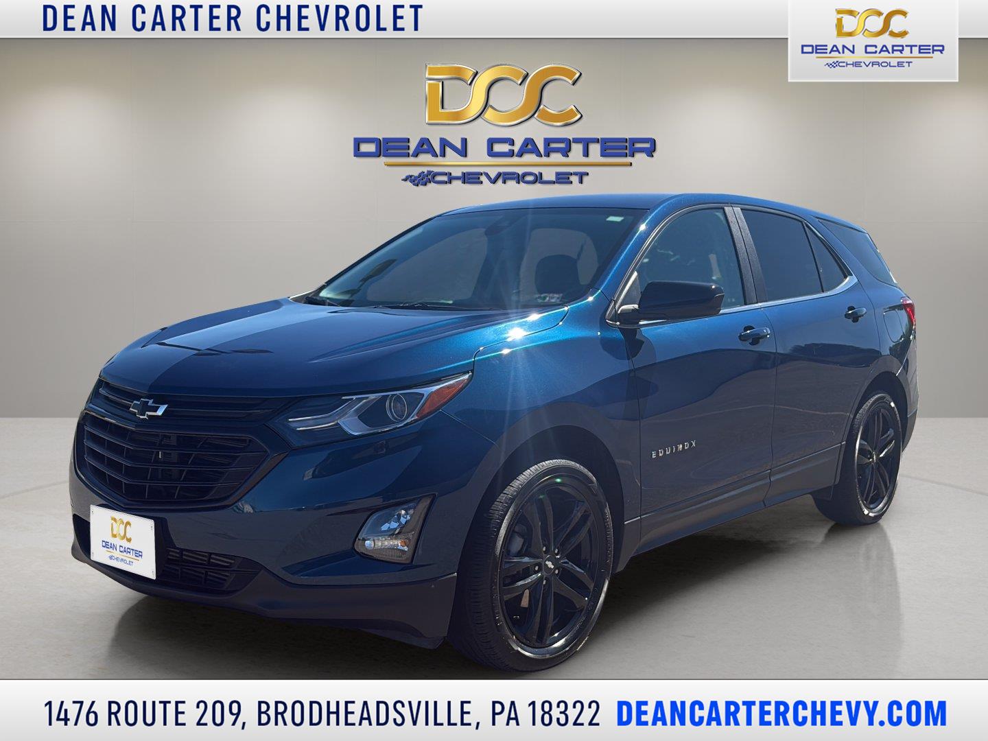 Pacific Blue Metallic 2021 Chevrolet Equinox SUV / Crossover Four-Wheel Drive 6-Speed Automatic Overdrive