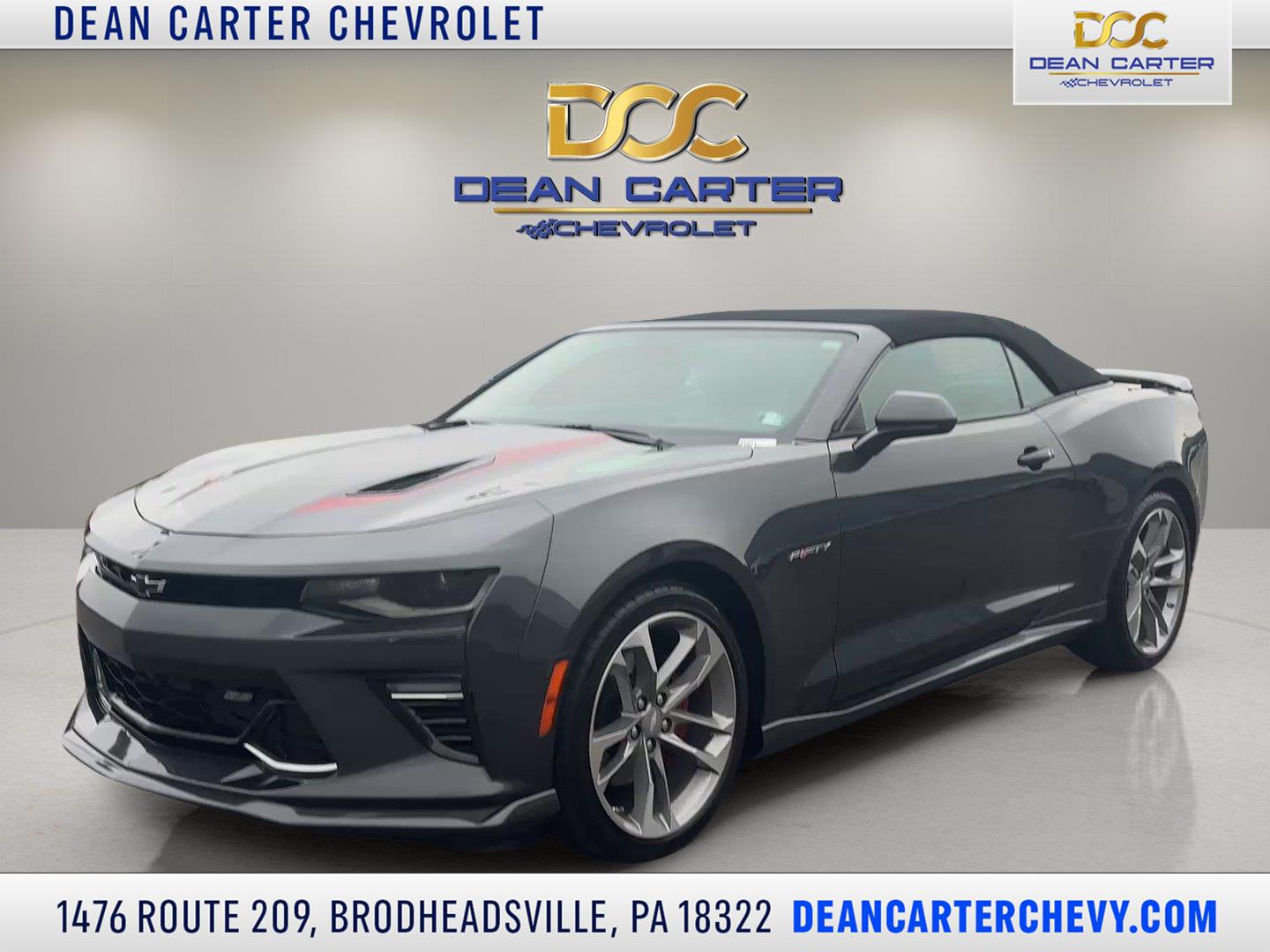 Nightfall Gray Metallic 2017 Chevrolet Camaro Convertible Rear-Wheel Drive 8-Speed Automatic