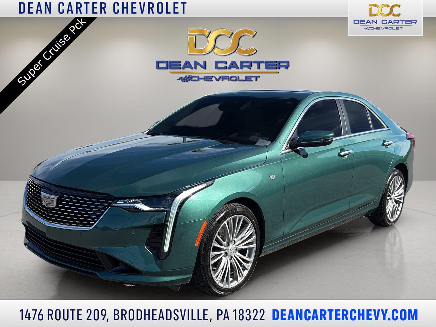 Typhoon Metallic 2025 Cadillac CT4 Sedan All-Wheel Drive Automatic