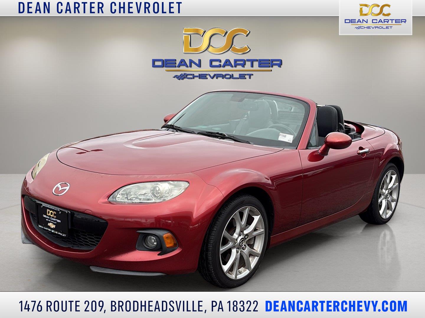 Zeal Red 2014 Mazda MX-5 Miata Convertible Rear-Wheel Drive Automatic