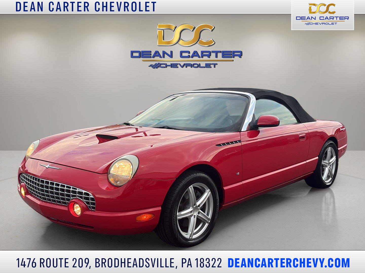 Torch Red 2003 Ford Thunderbird Convertible Rear-Wheel Drive 5-Speed Automatic Overdrive