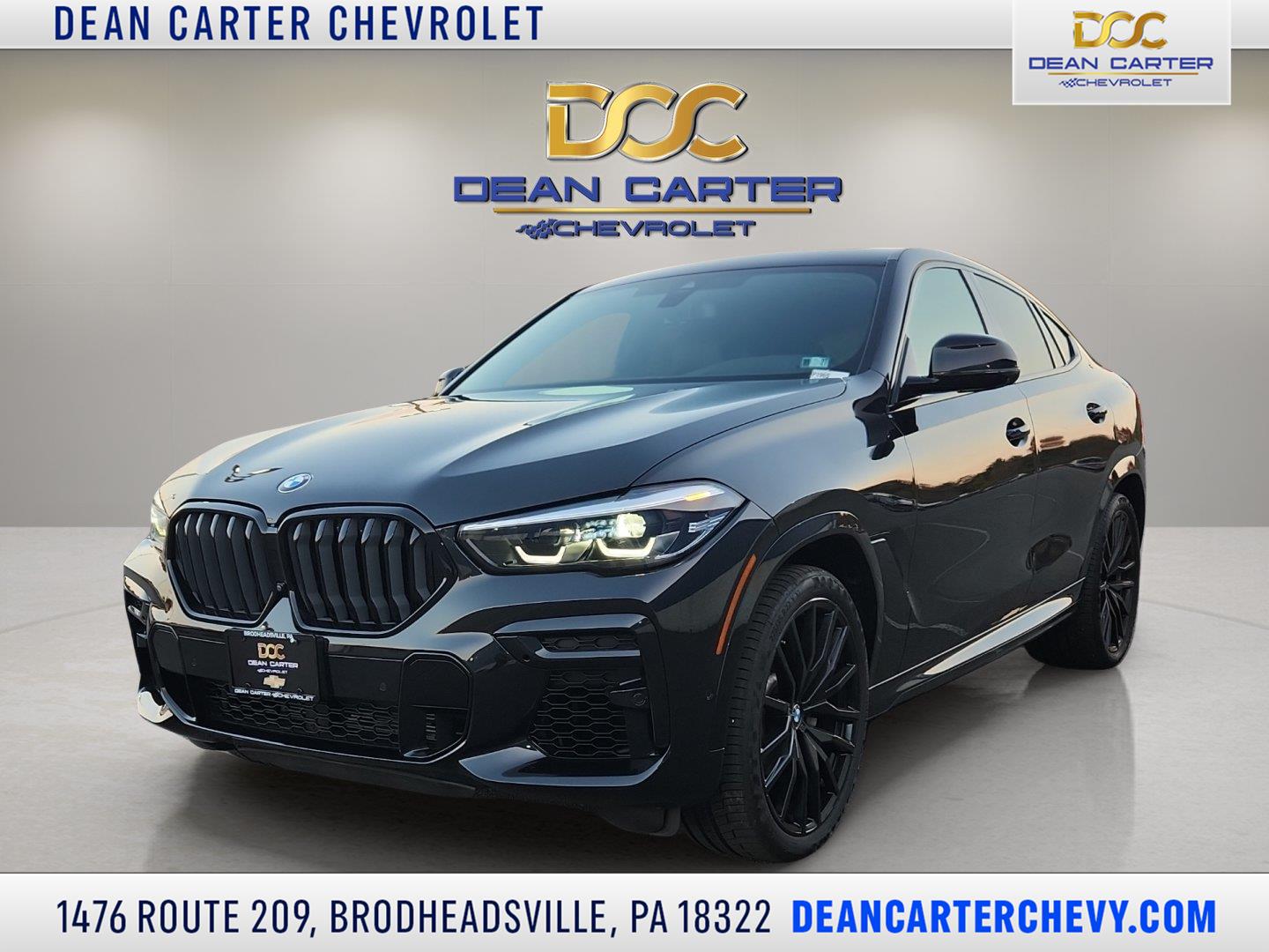 Black Sapphire Metallic 2022 BMW X6 SUV / Crossover All-Wheel Drive Automatic