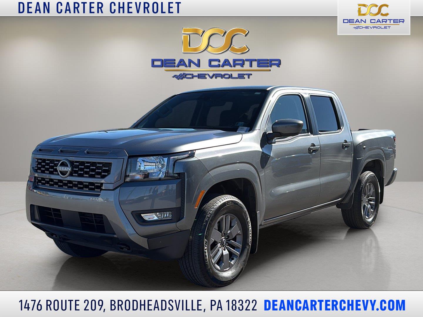 Gray (Gun Metallic) 2025 Nissan Frontier Pickup Truck Four-Wheel Drive Automatic