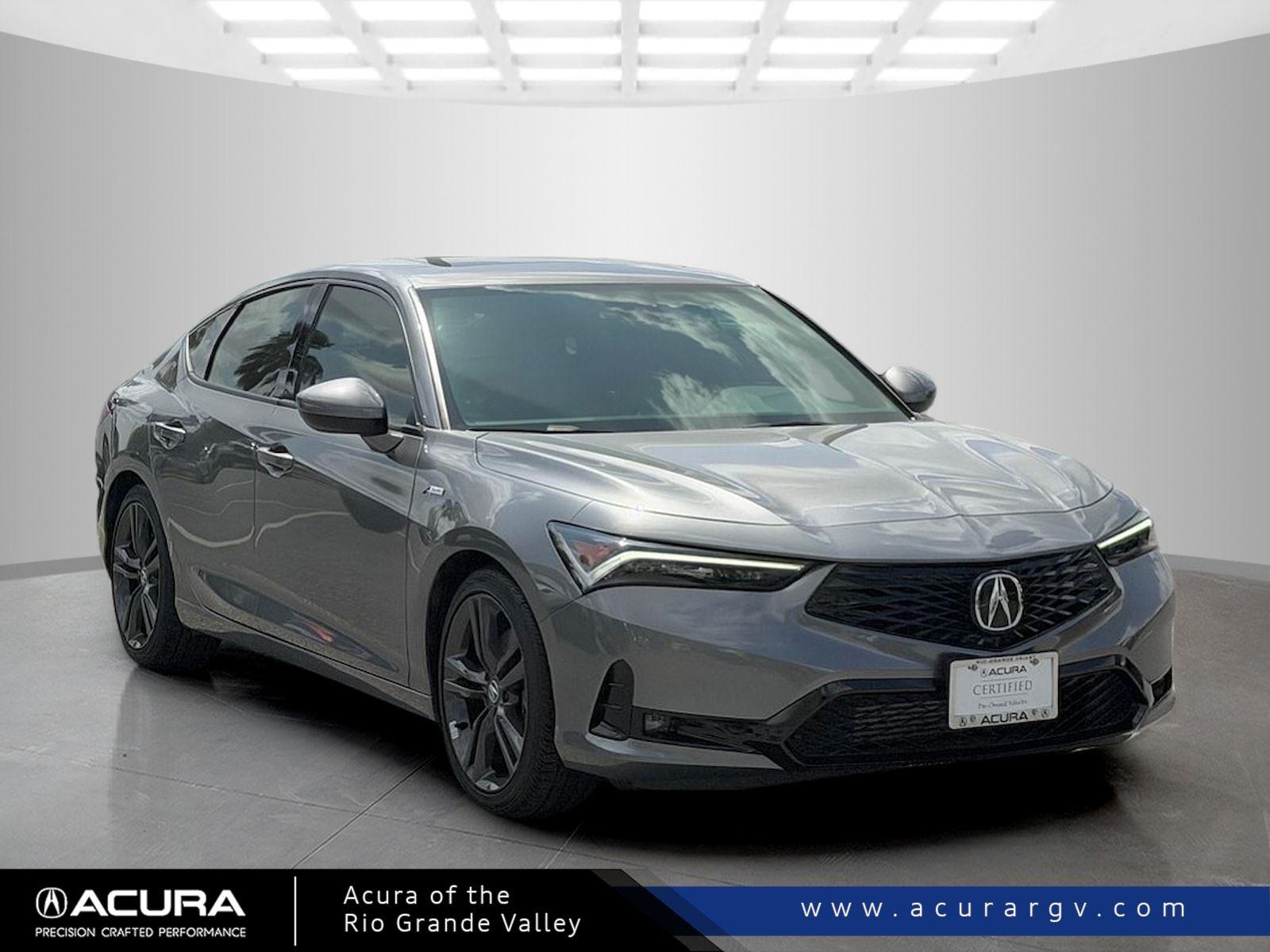 Liquid Carbon Metallic 2025 Acura Integra FWD with A-SPEC Package Sedan Front-Wheel Drive 7-Speed CVT