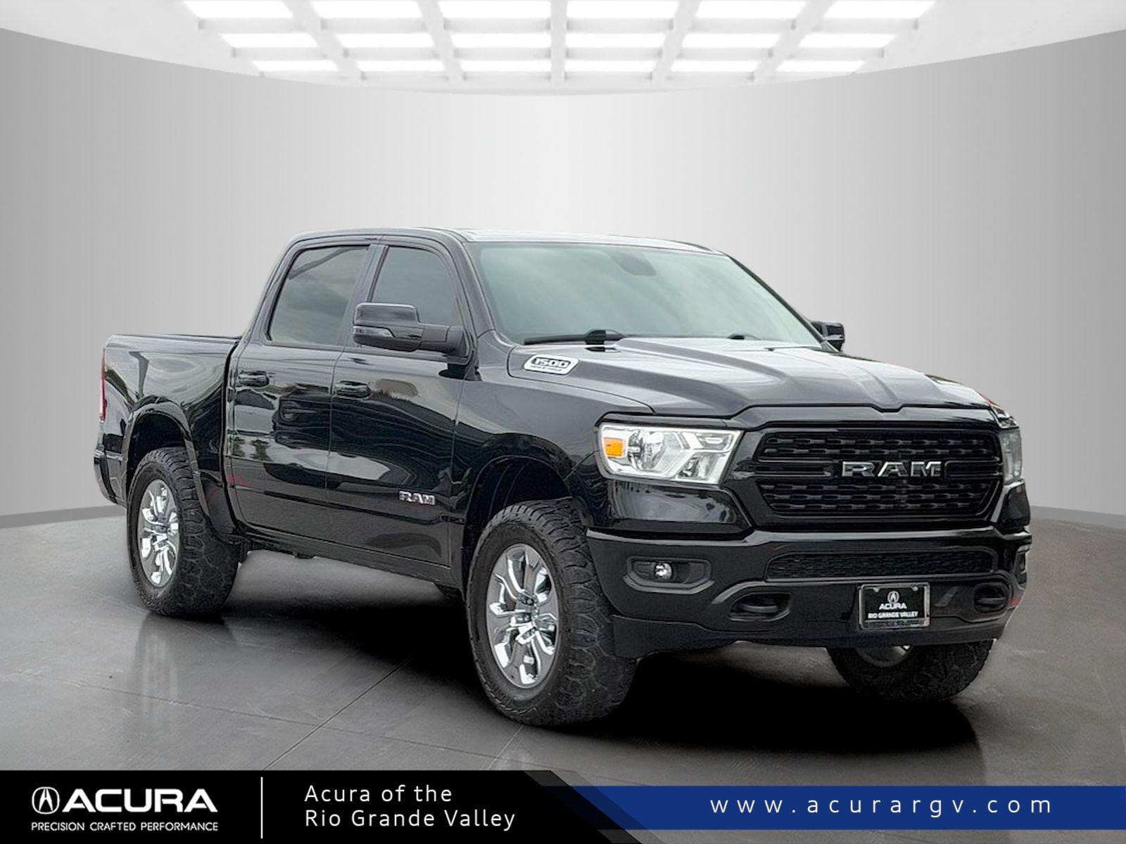 Diamond Black Crystal Pearlcoat 2023 RAM 1500 Lone Star Crew Cab 4WD Pickup Truck Four-Wheel Drive 8-Speed Automatic