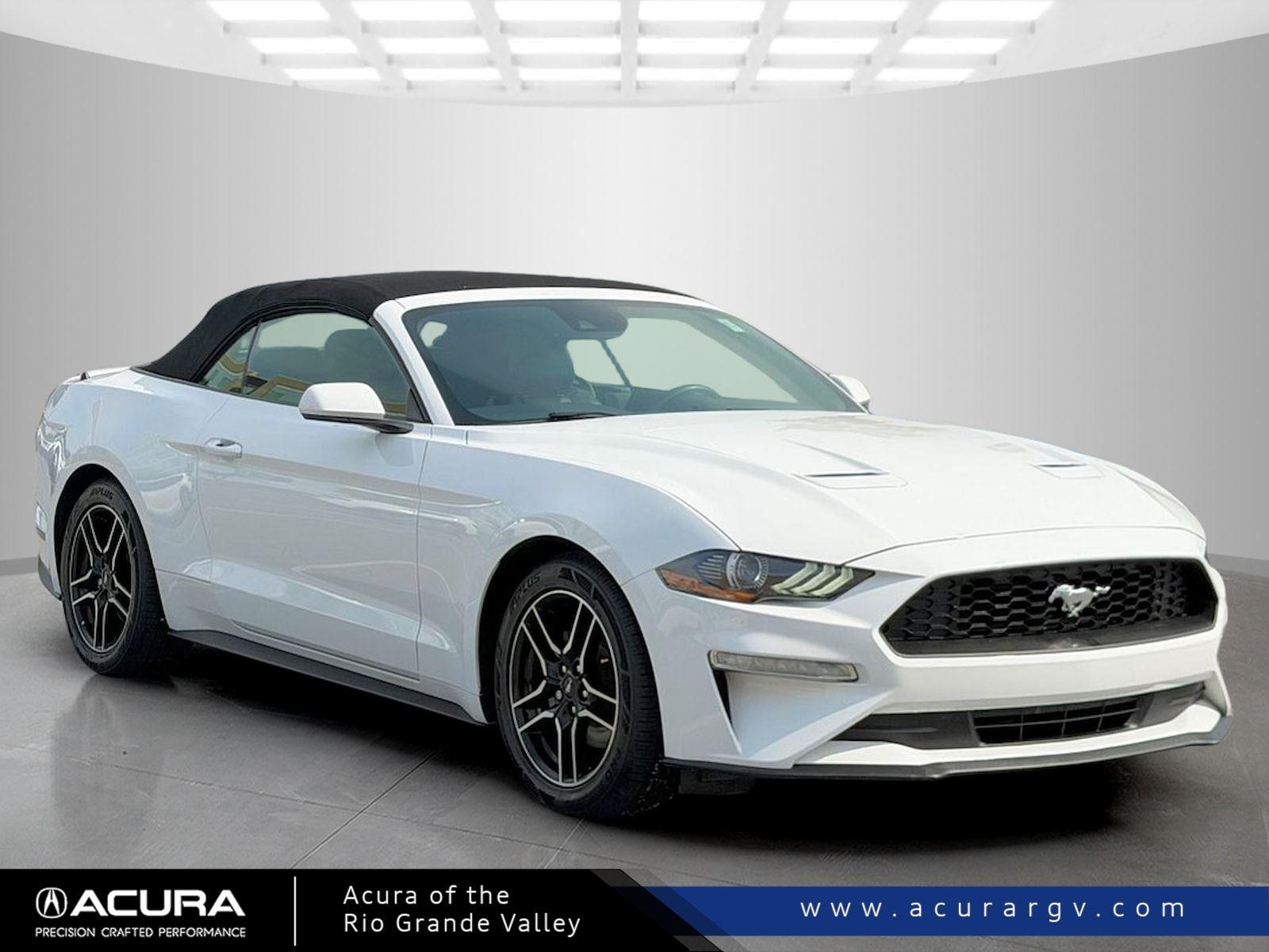 Oxford White 2023 Ford Mustang EcoBoost Premium Convertible RWD Convertible Rear-Wheel Drive 10-Speed Automatic