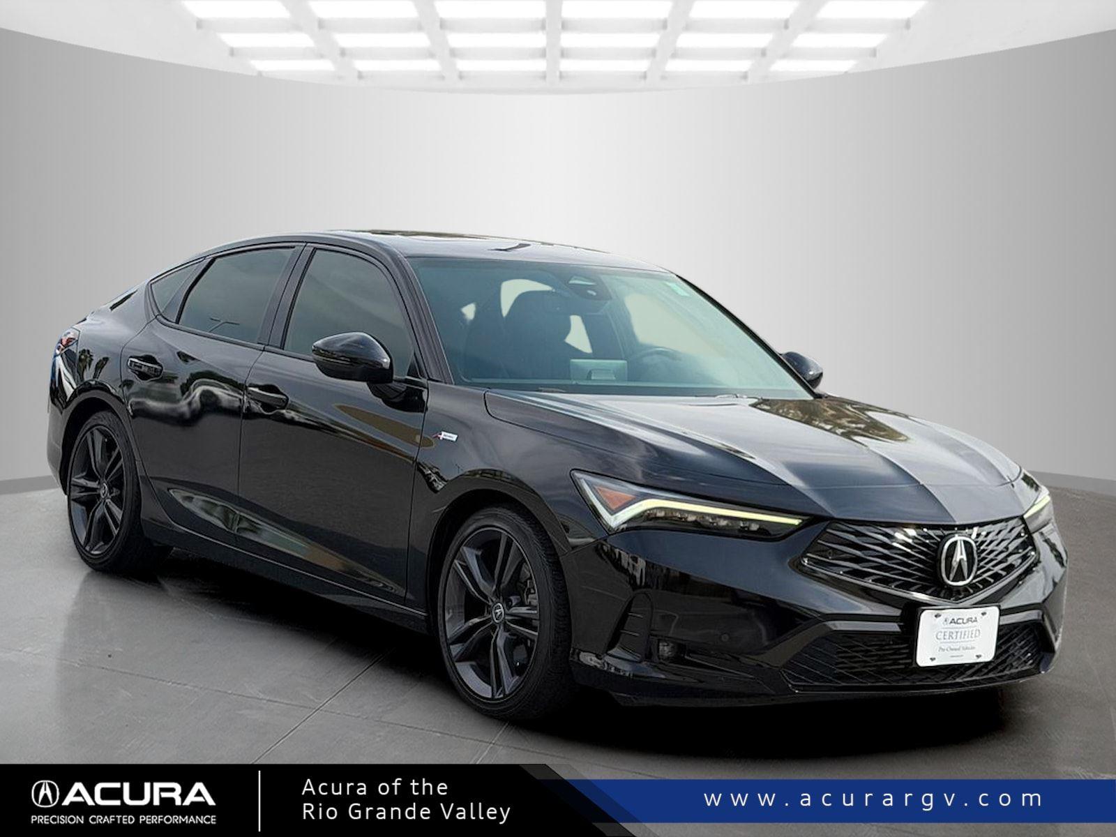 Majestic Black Pearl 2023 Acura Integra FWD with Technology and A-SPEC Package Sedan Front-Wheel Drive 7-Speed CVT