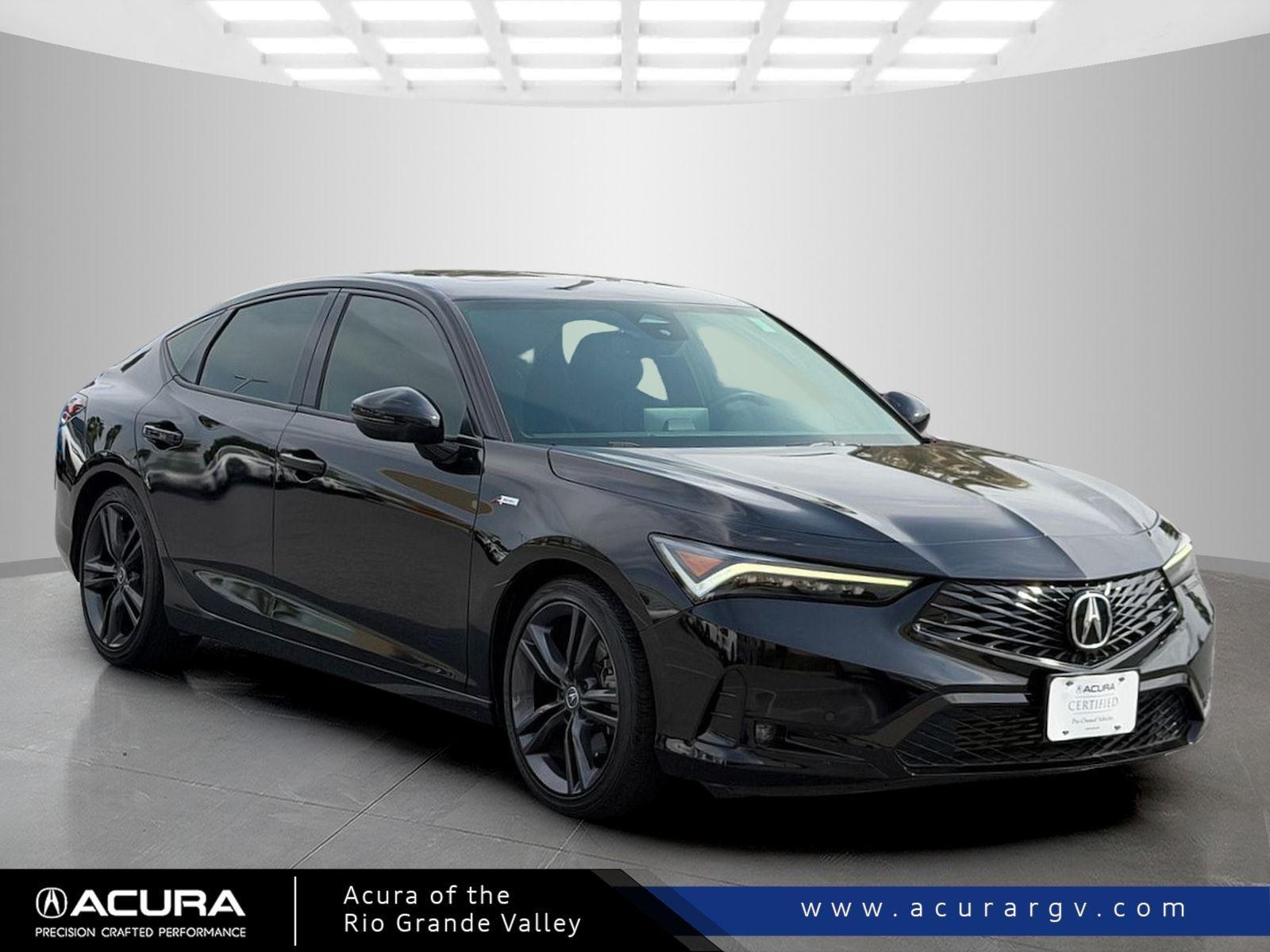 Majestic Black Pearl 2023 Acura Integra FWD with Technology and A-SPEC Package Sedan Front-Wheel Drive 7-Speed CVT