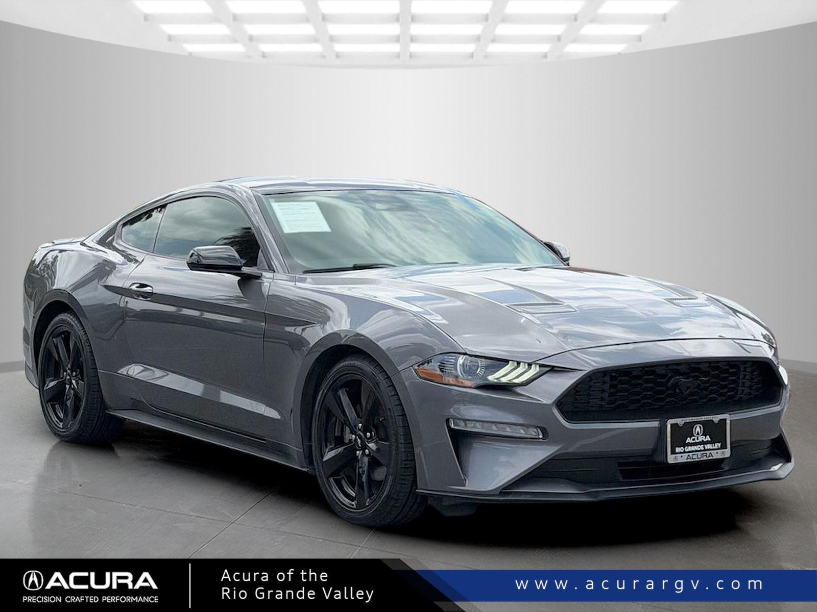 Gray (Carbonized Grey) 2021 Ford Mustang EcoBoost Coupe RWD Coupe Rear-Wheel Drive Automatic