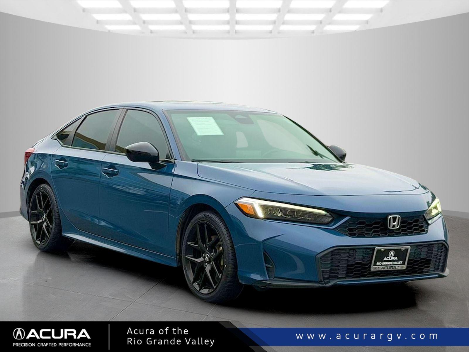 Blue Lagoon Pearl 2025 Honda Civic Hybrid Sport Sedan FWD Sedan Front-Wheel Drive 1-Speed Dual Clutch