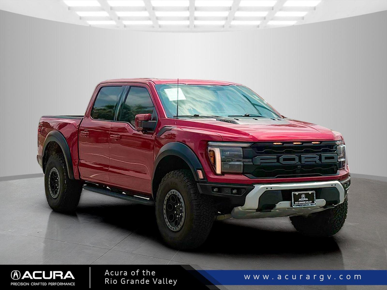 Rapid Red Metallic Tinted Clearcoat 2025 Ford F-150 Raptor SuperCrew 4WD Pickup Truck Four-Wheel Drive Automatic