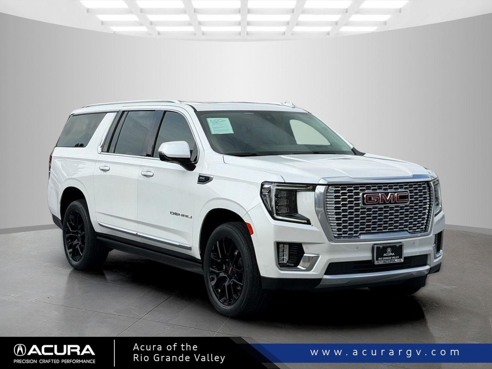 White Frost Tricoat 2022 GMC Yukon XL SUV / Crossover Four-Wheel Drive Automatic