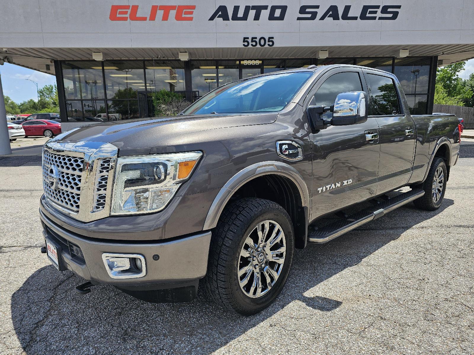 Java Metallic 2016 Nissan Titan XD Platinum Reserve Crew Cab Pickup Truck 4X2 Automatic