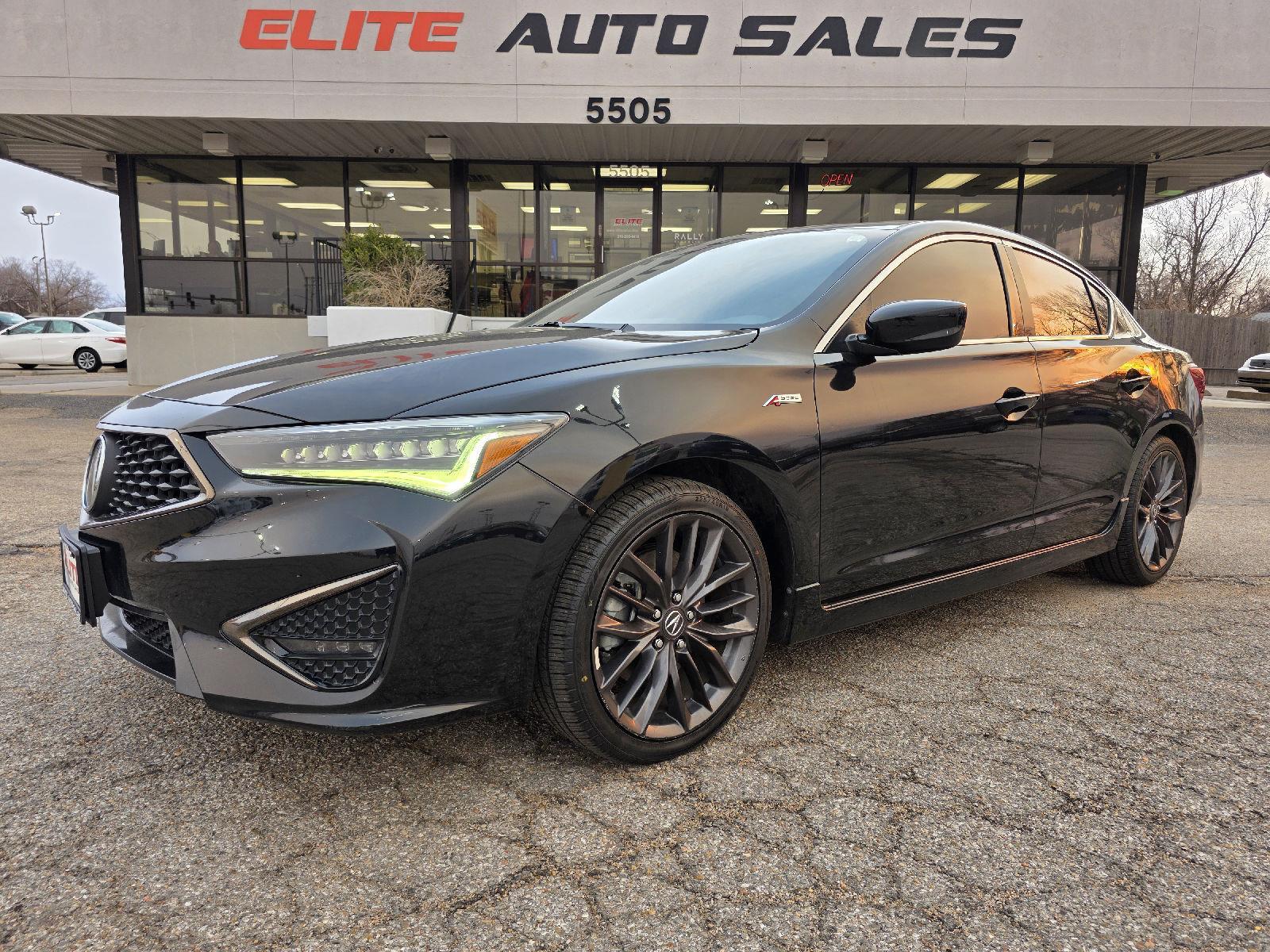 Majestic Black Pearl 2022 Acura ILX FWD with Premium and A-SPEC Package Sedan Front-Wheel Drive Automatic