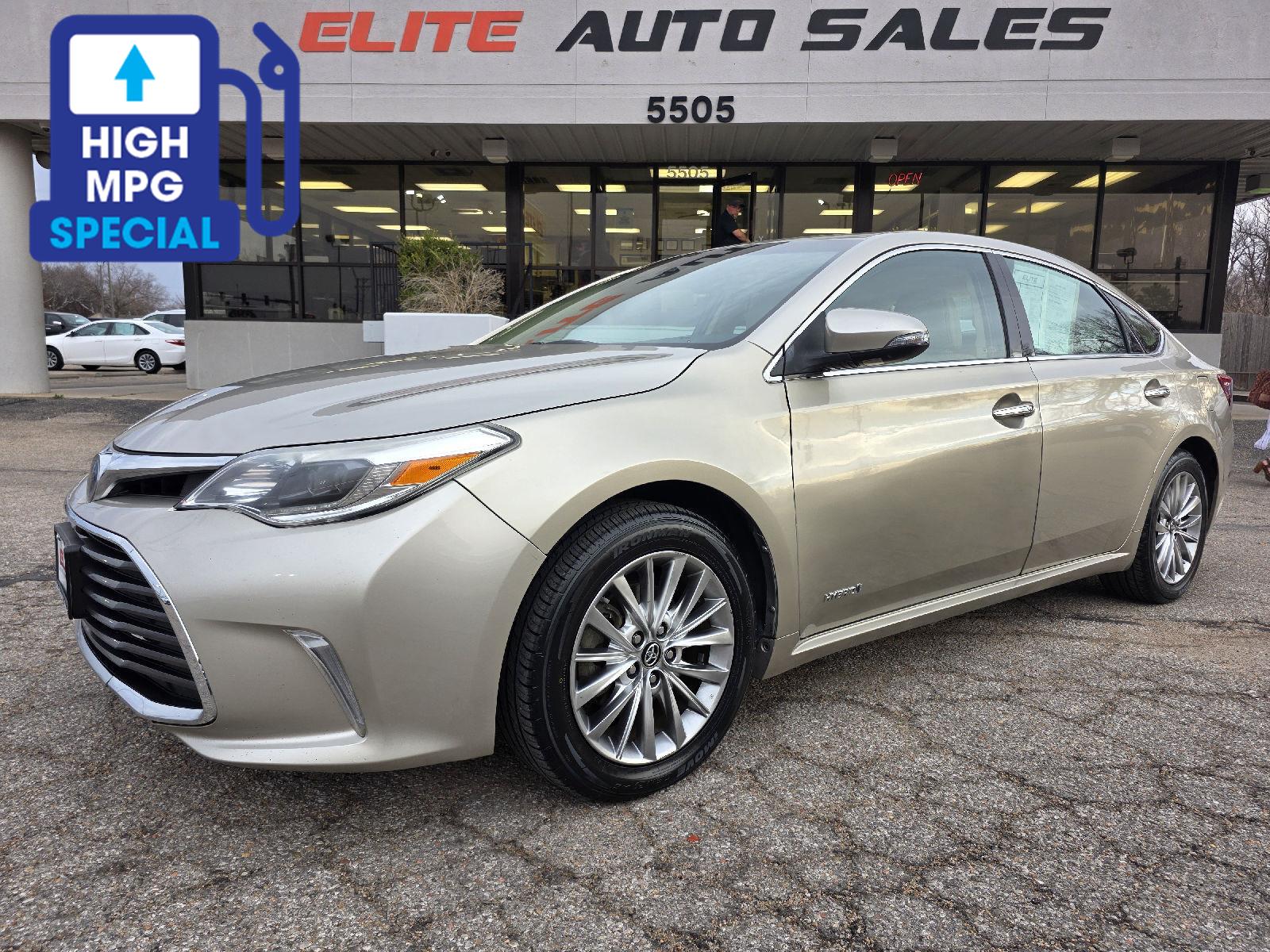 Creme Brulee Mica 2018 Toyota Avalon Hybrid Sedan Front-Wheel Drive Continuously Variable Transmission