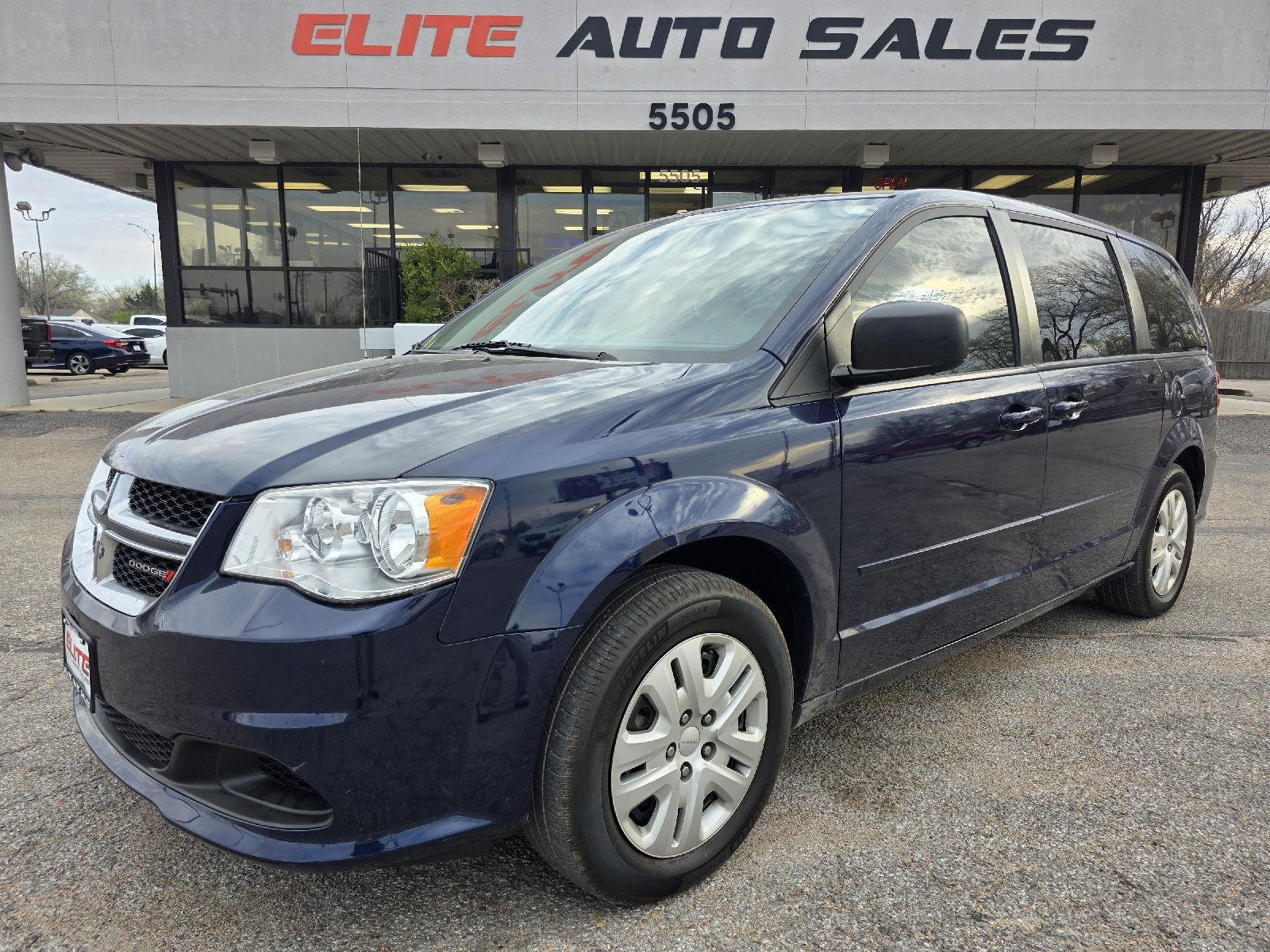 Contusion Blue Pearlcoat 2017 Dodge Grand Caravan SE FWD Minivan Front-Wheel Drive 6-Speed Automatic