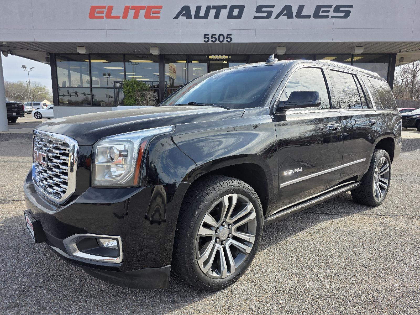 Onyx Black 2018 GMC Yukon SUV / Crossover Four-Wheel Drive Automatic