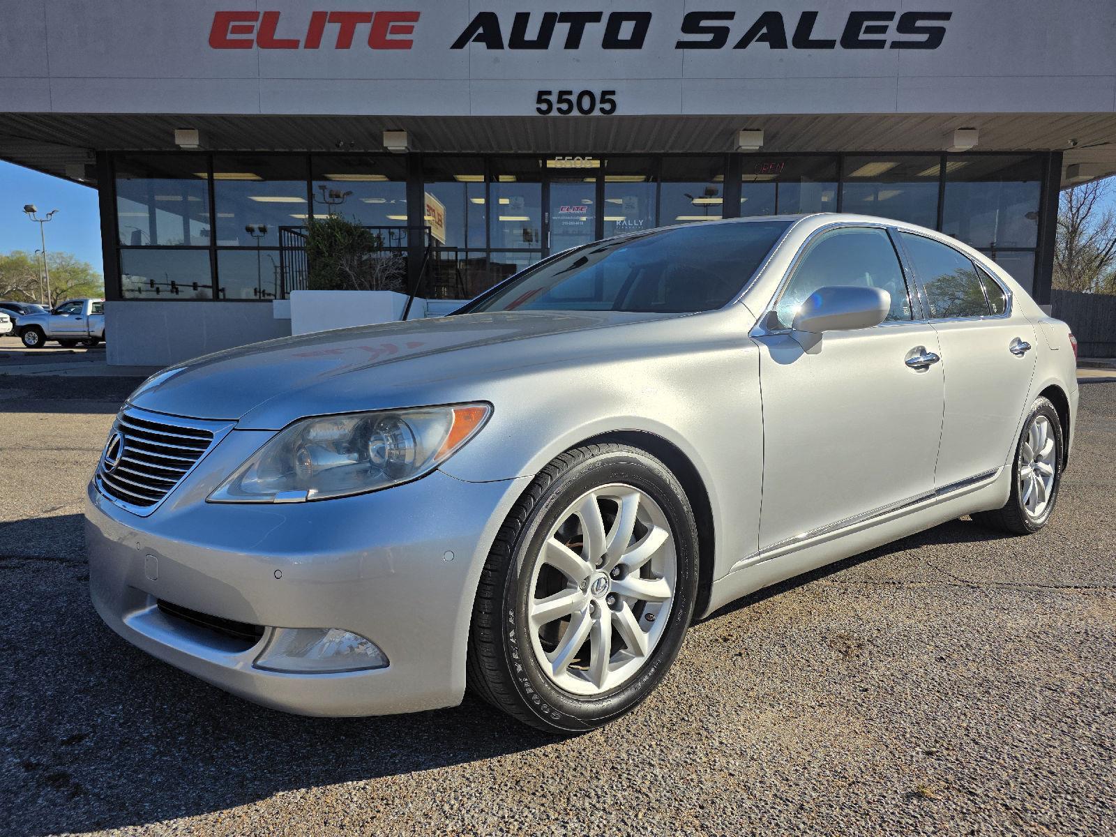 Silver 2008 Lexus LS 460 RWD Sedan Rear-Wheel Drive Automatic
