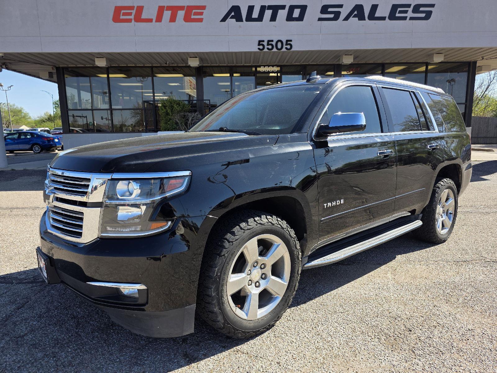Black 2017 Chevrolet Tahoe Premier 4WD SUV / Crossover Four-Wheel Drive 6-Speed Automatic