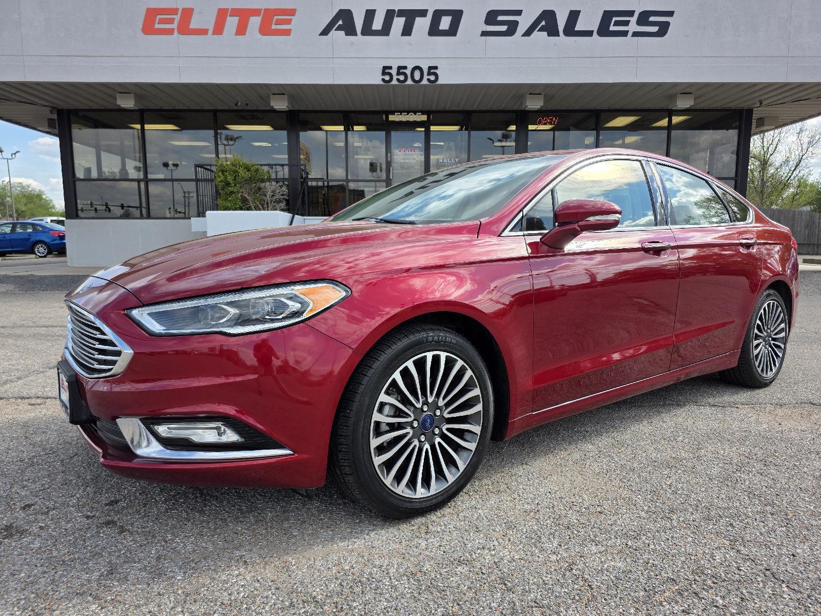 Ruby Red Metallic Tinted Clearcoat 2017 Ford Fusion SE Sedan Front-Wheel Drive Automatic