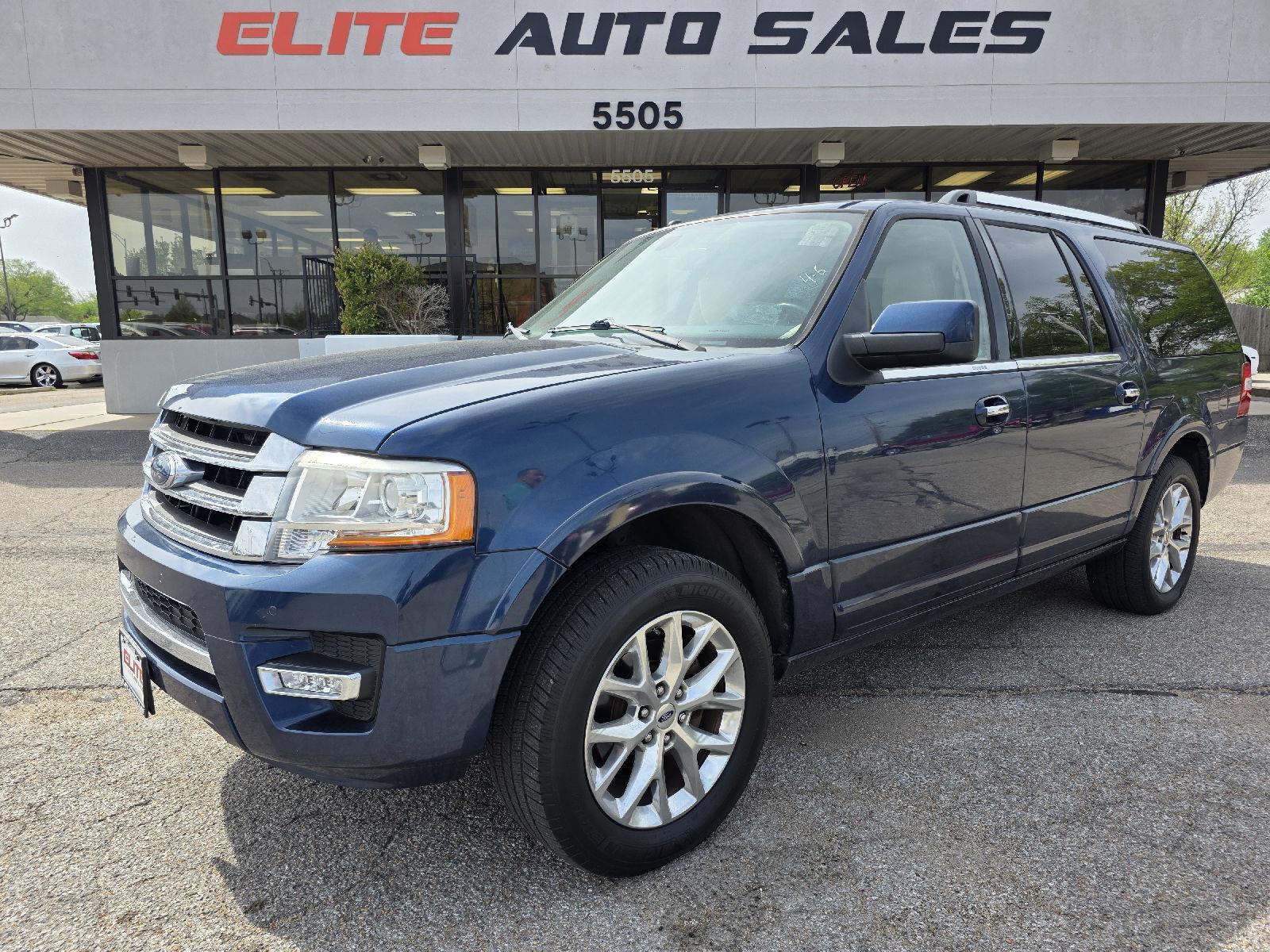 Blue Jeans 2017 Ford Expedition EL Limited SUV / Crossover 4X2 6-Speed Automatic