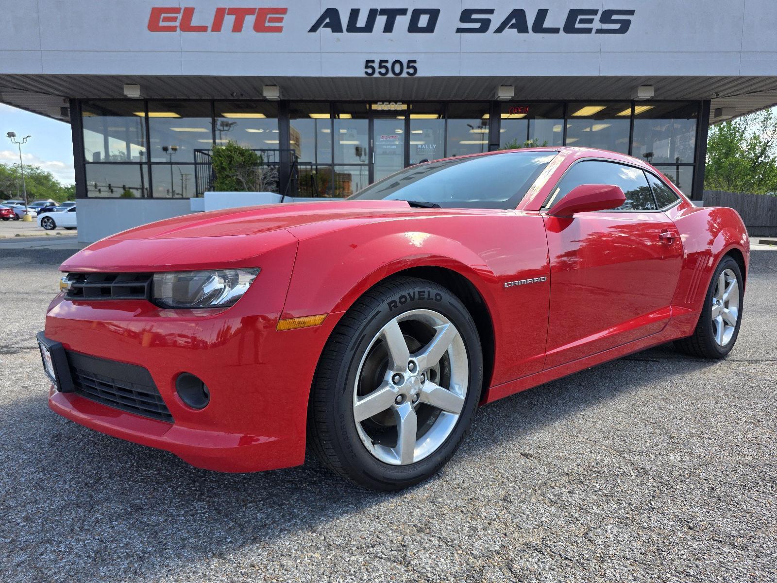 Red Hot 2015 Chevrolet Camaro 1LT Coupe RWD Coupe Rear-Wheel Drive 6-Speed Automatic