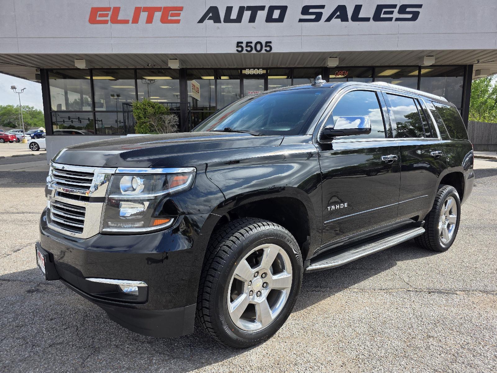 Black 2017 Chevrolet Tahoe Premier 4WD SUV / Crossover Four-Wheel Drive 6-Speed Automatic