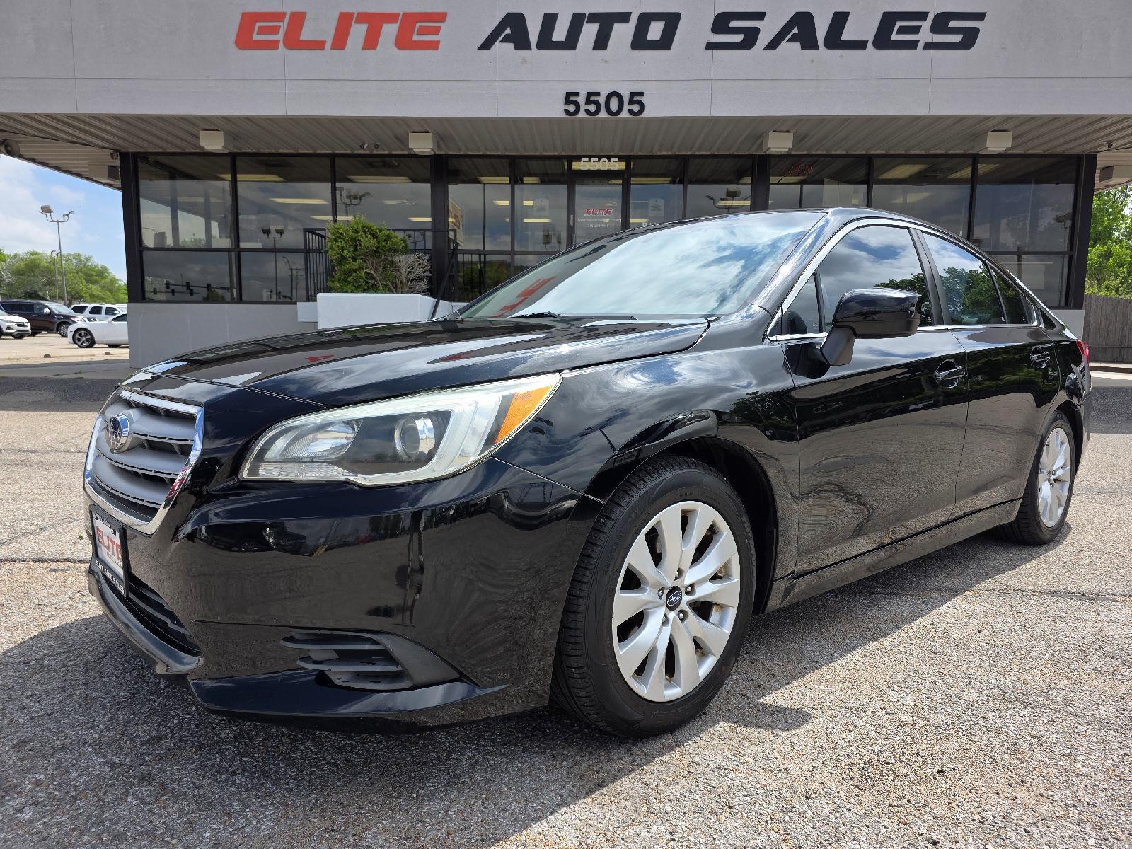 Crystal Black Silica 2016 Subaru Legacy 2.5i Premium AWD Sedan All-Wheel Drive Continuously Variable Transmission
