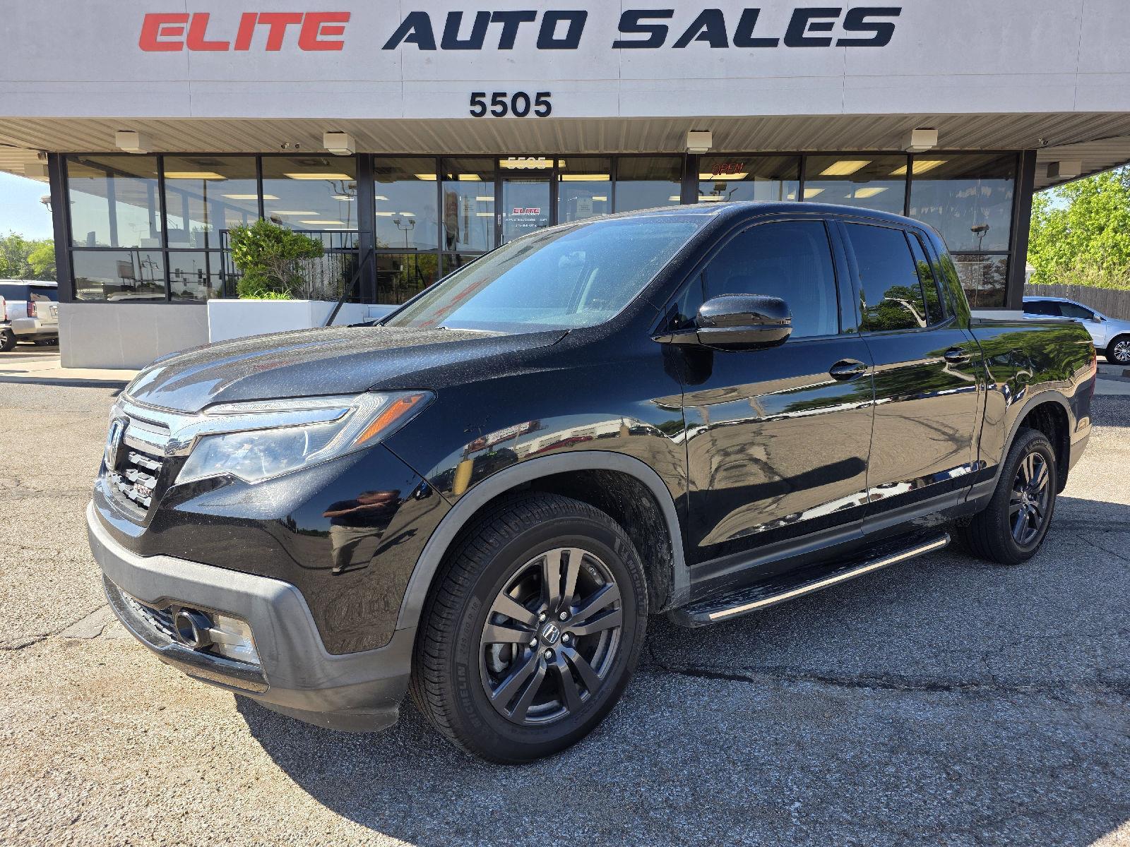 Crystal Black Pearl 2019 Honda Ridgeline Sport AWD Pickup Truck All-Wheel Drive Automatic
