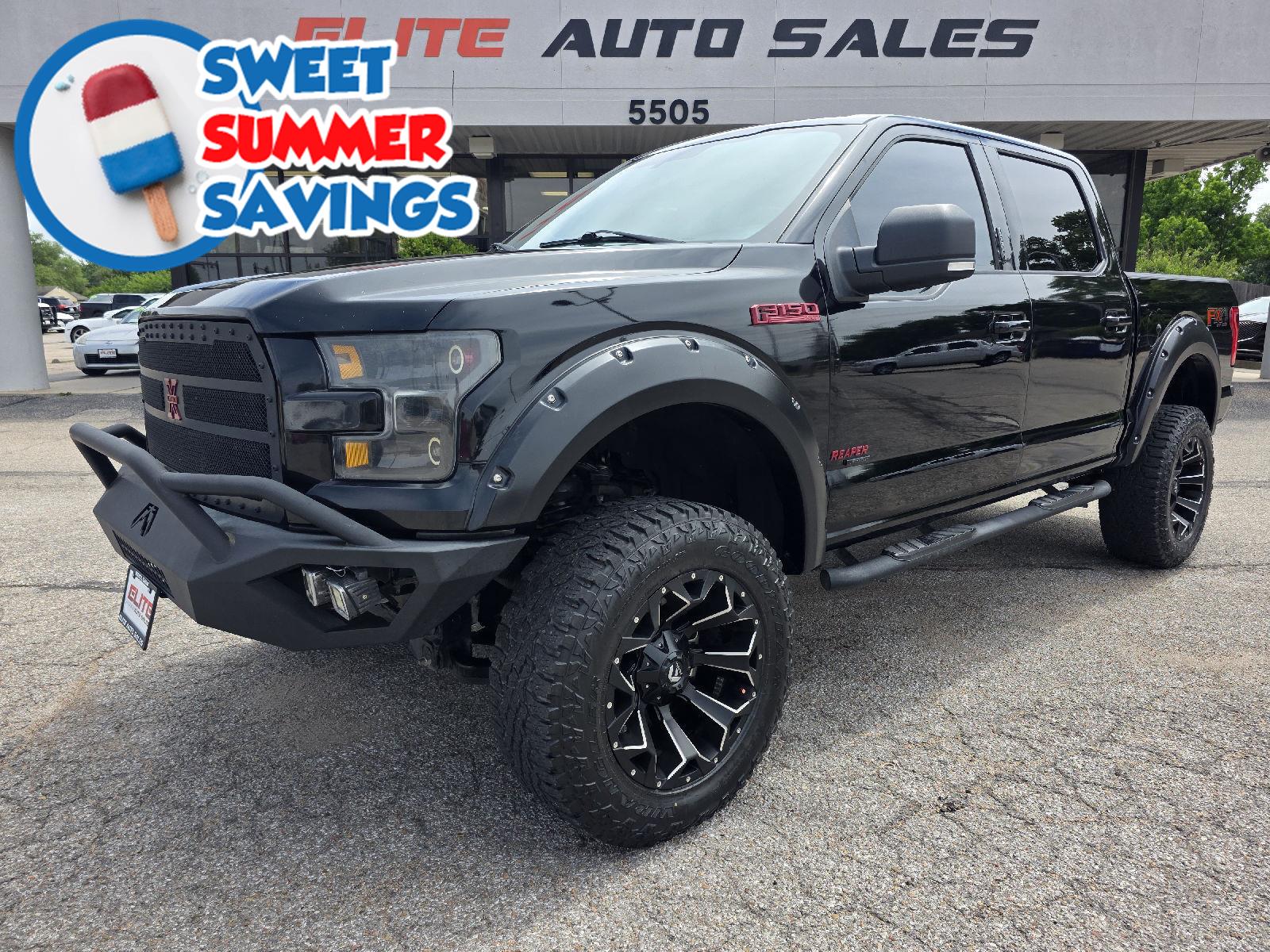 Shadow Black 2017 Ford F-150 Pickup Truck Four-Wheel Drive 6-Speed Automatic