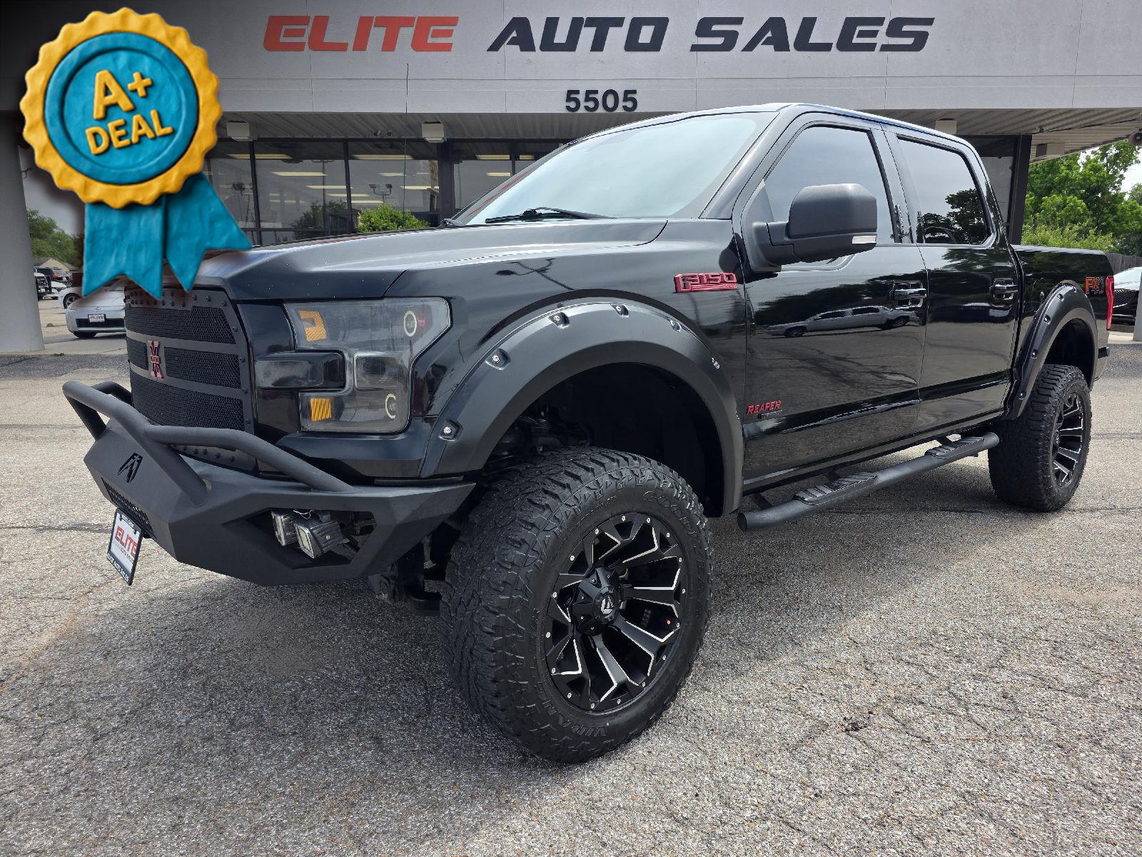 Shadow Black 2017 Ford F-150 Pickup Truck Four-Wheel Drive 6-Speed Automatic