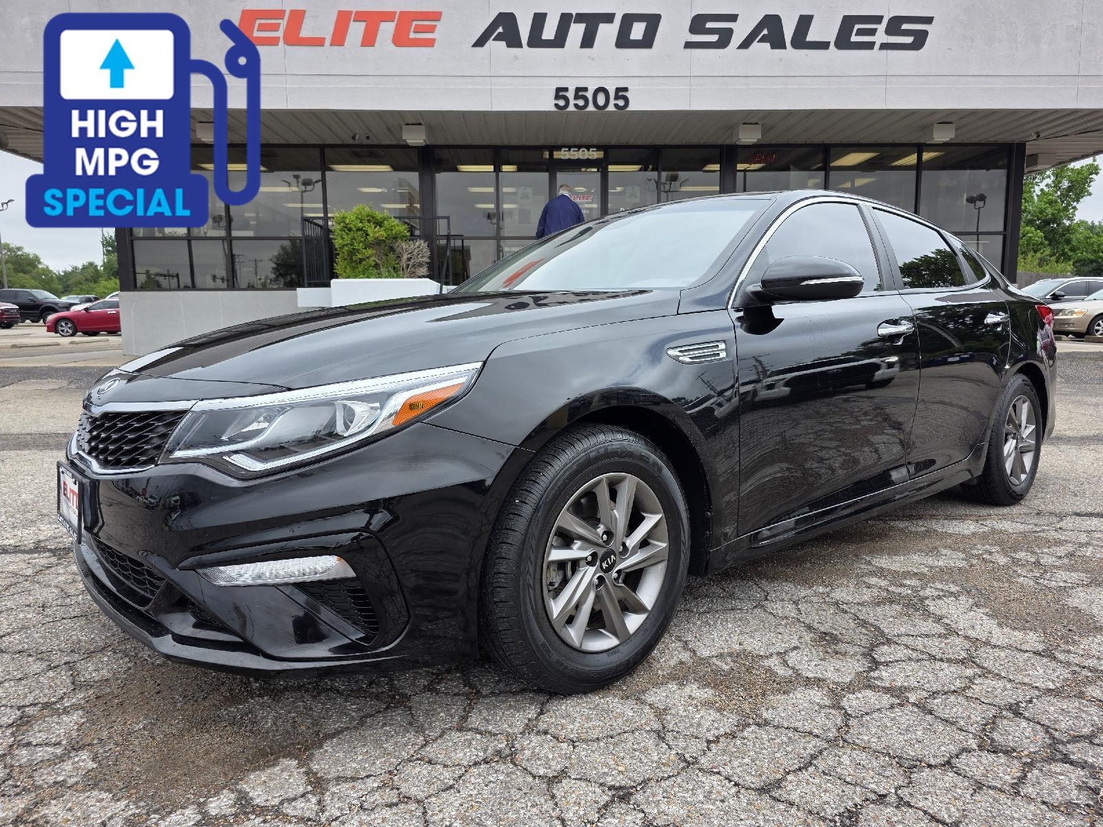 Ebony Black 2020 Kia Optima Sedan Front-Wheel Drive Automatic