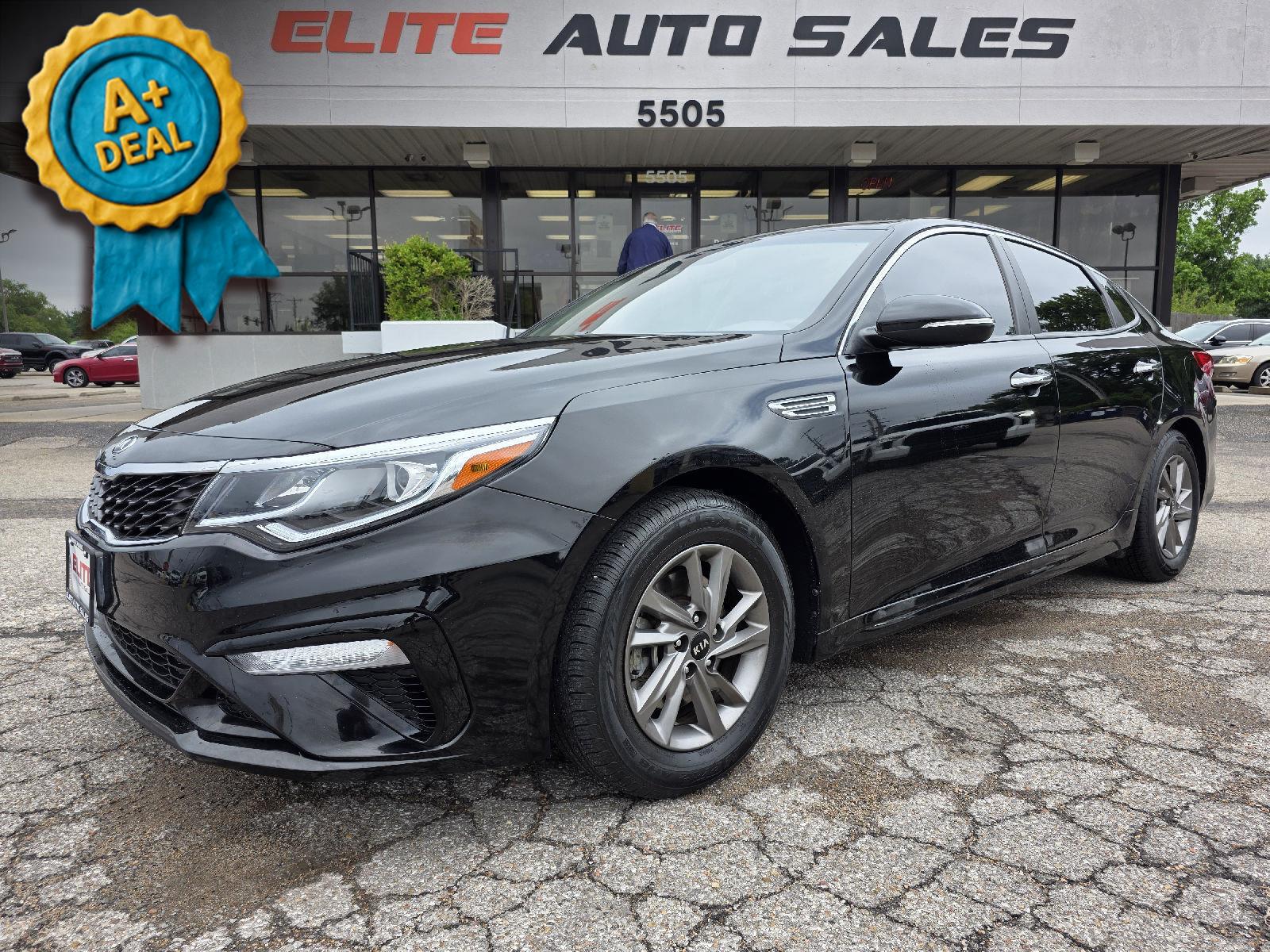 Ebony Black 2020 Kia Optima Sedan Front-Wheel Drive Automatic
