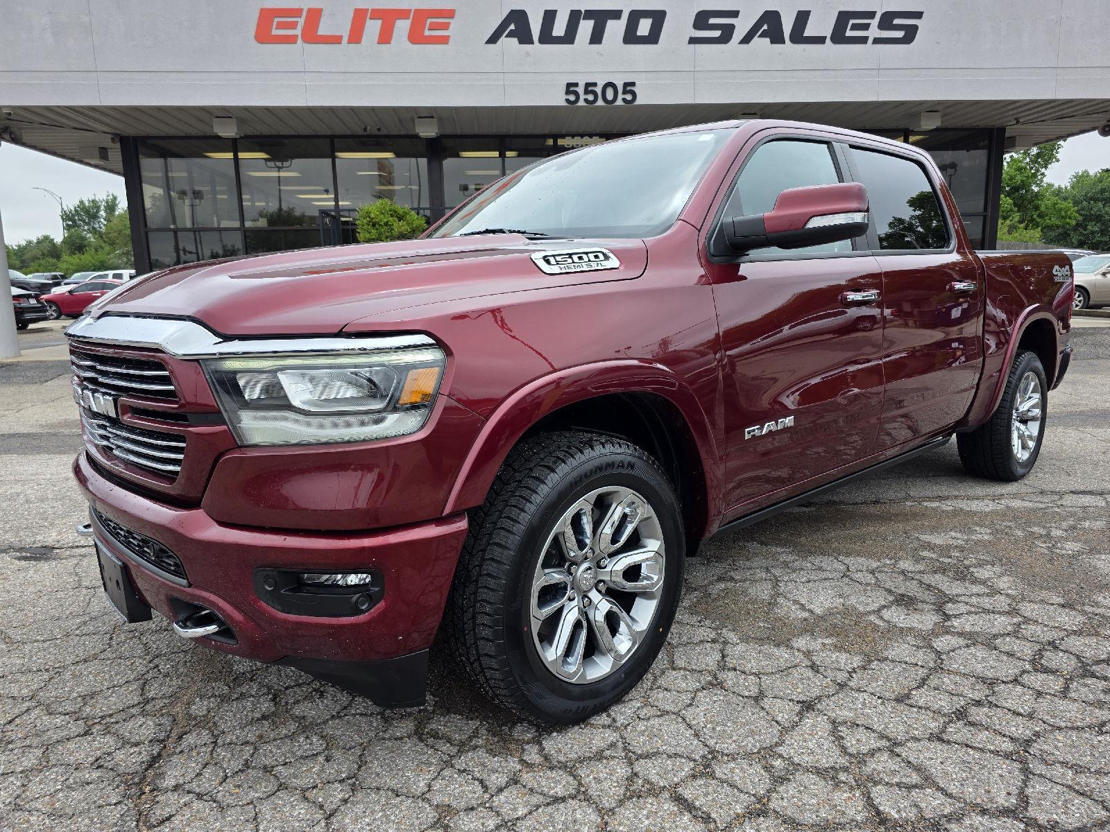 Delmonico Red Pearlcoat 2021 RAM 1500 Pickup Truck Four-Wheel Drive 8-Speed Automatic