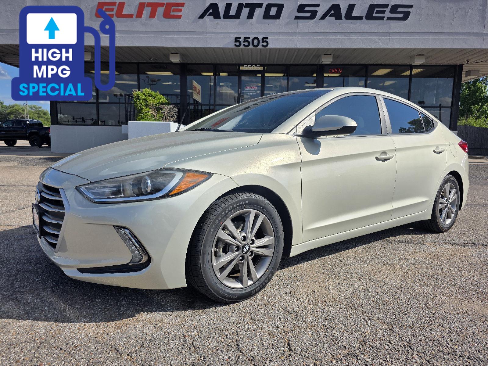 Brown (Mineral Beige Pearl) 2017 Hyundai Elantra Sedan Front-Wheel Drive Automatic