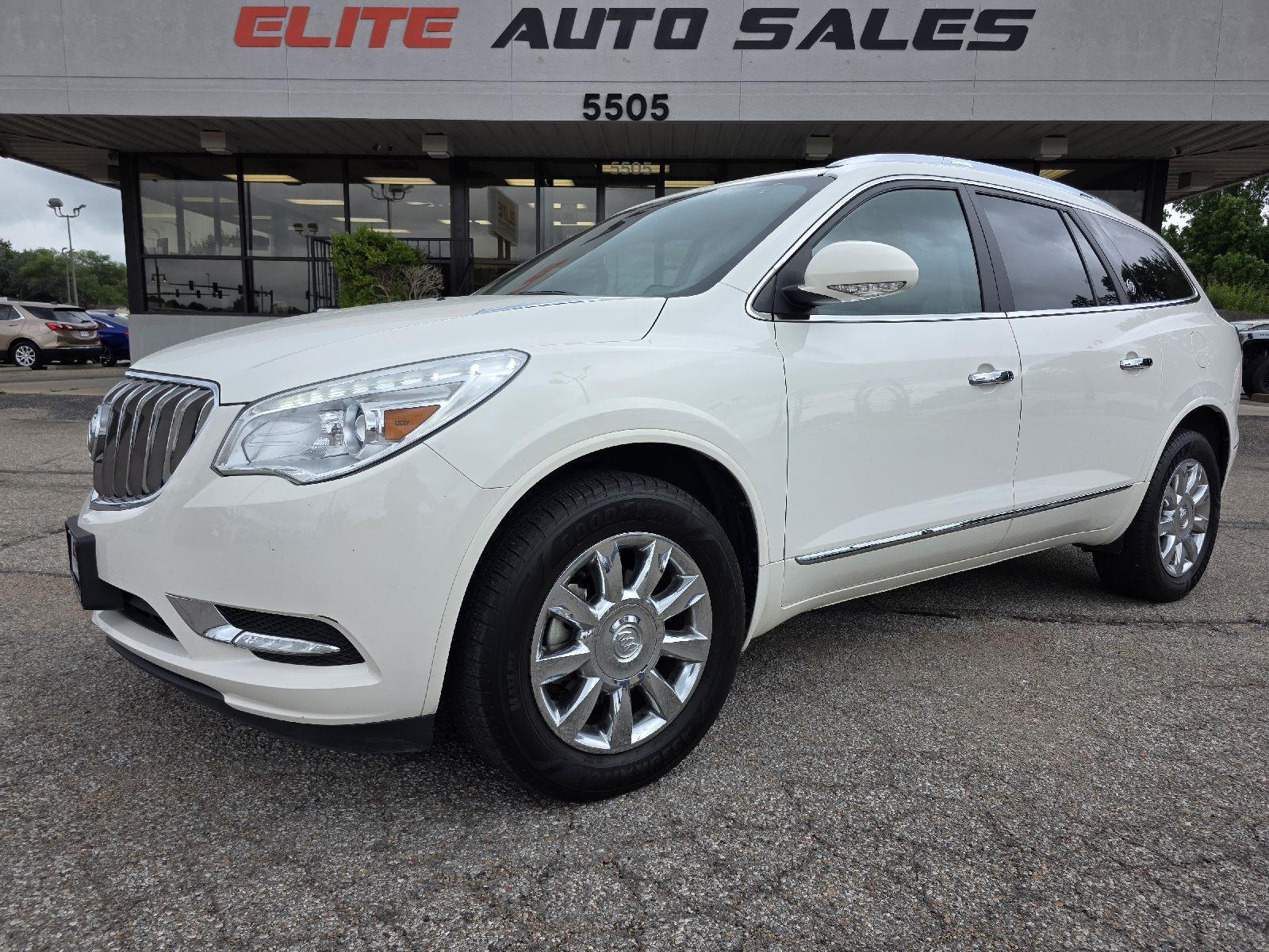 White Opal 2015 Buick Enclave Leather FWD SUV / Crossover Front-Wheel Drive 6-Speed Automatic Overdrive