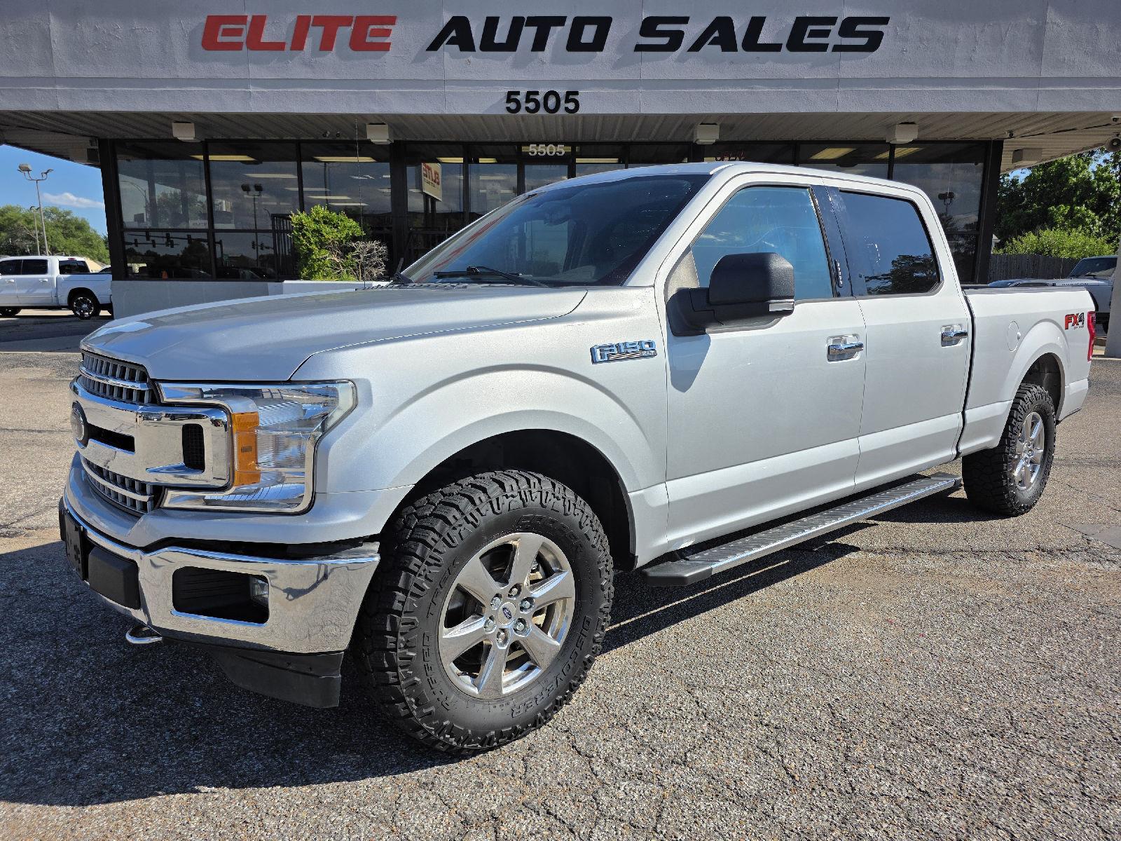 Ingot Silver Metallic 2018 Ford F-150 Pickup Truck Four-Wheel Drive Automatic