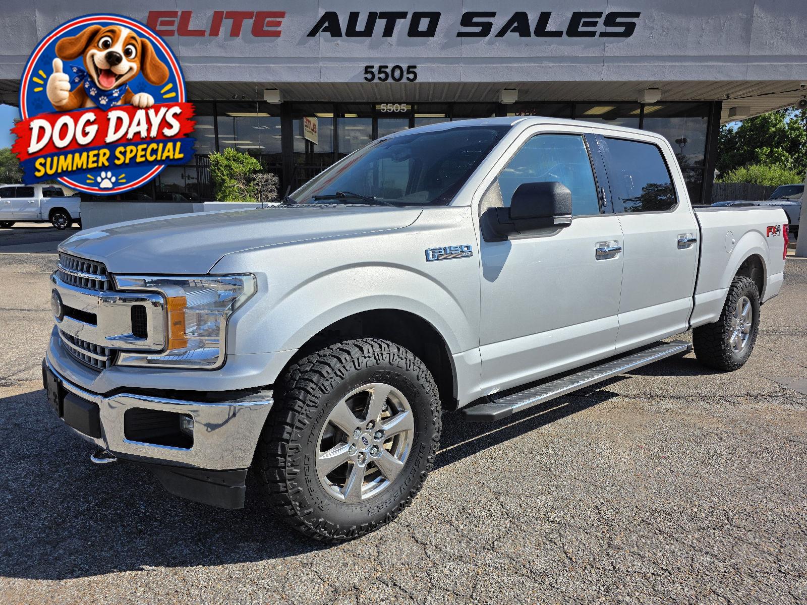 Ingot Silver Metallic 2018 Ford F-150 Pickup Truck Four-Wheel Drive Automatic