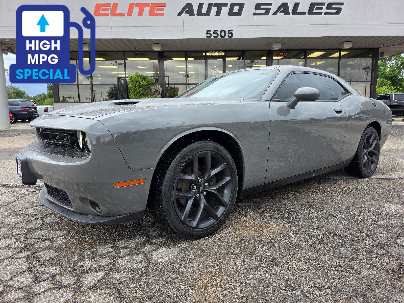 Gray 2019 Dodge Challenger Coupe Rear-Wheel Drive