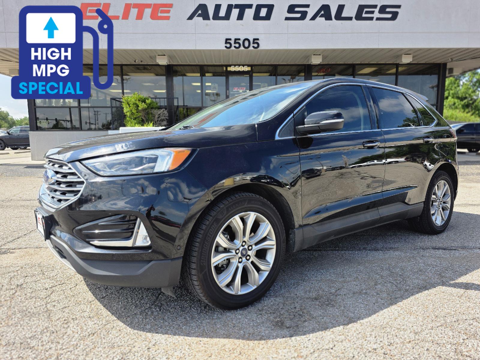 Agate Black 2020 Ford Edge SUV / Crossover Front-Wheel Drive 8-Speed Automatic