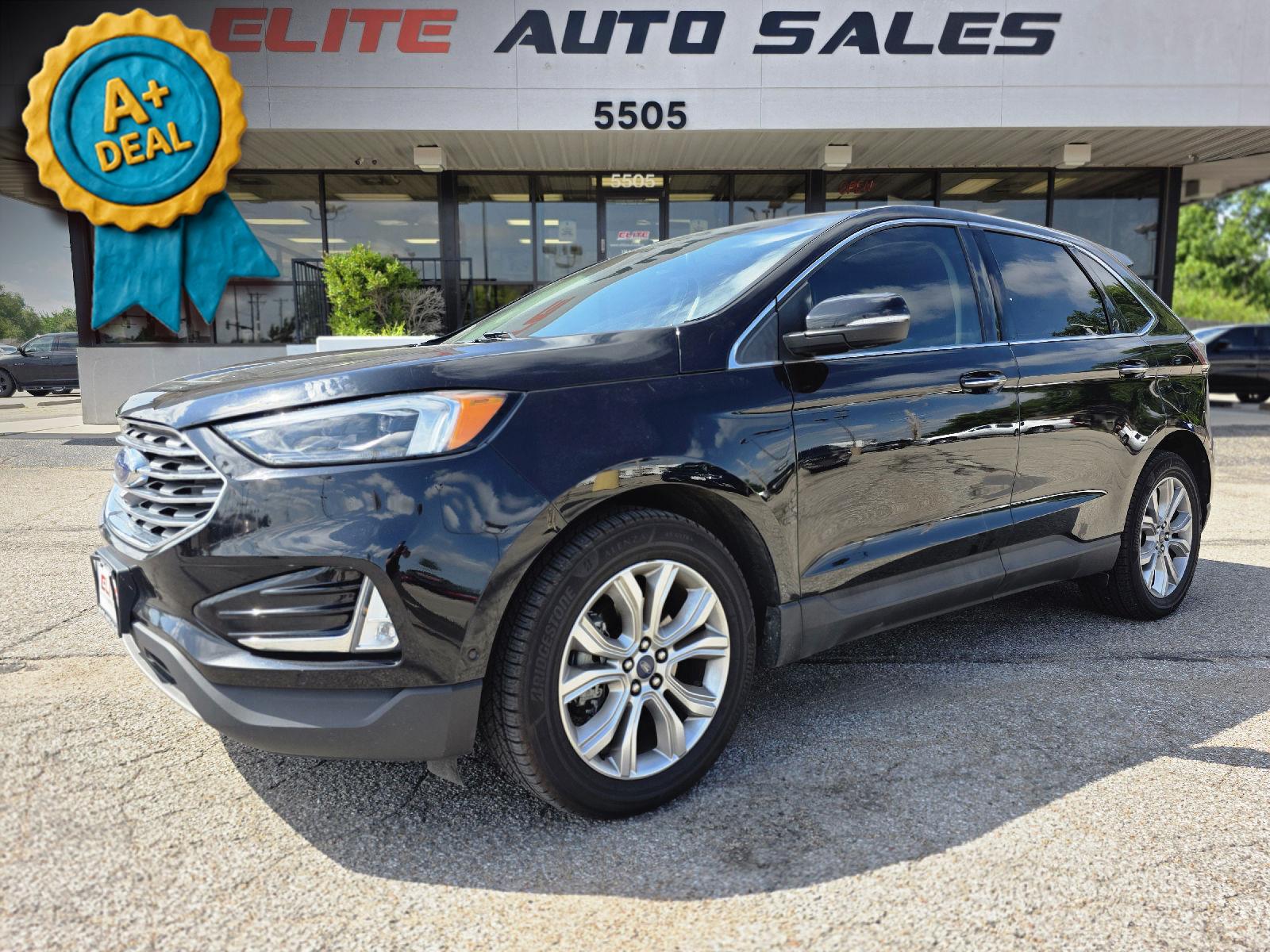 Agate Black 2020 Ford Edge SUV / Crossover Front-Wheel Drive 8-Speed Automatic