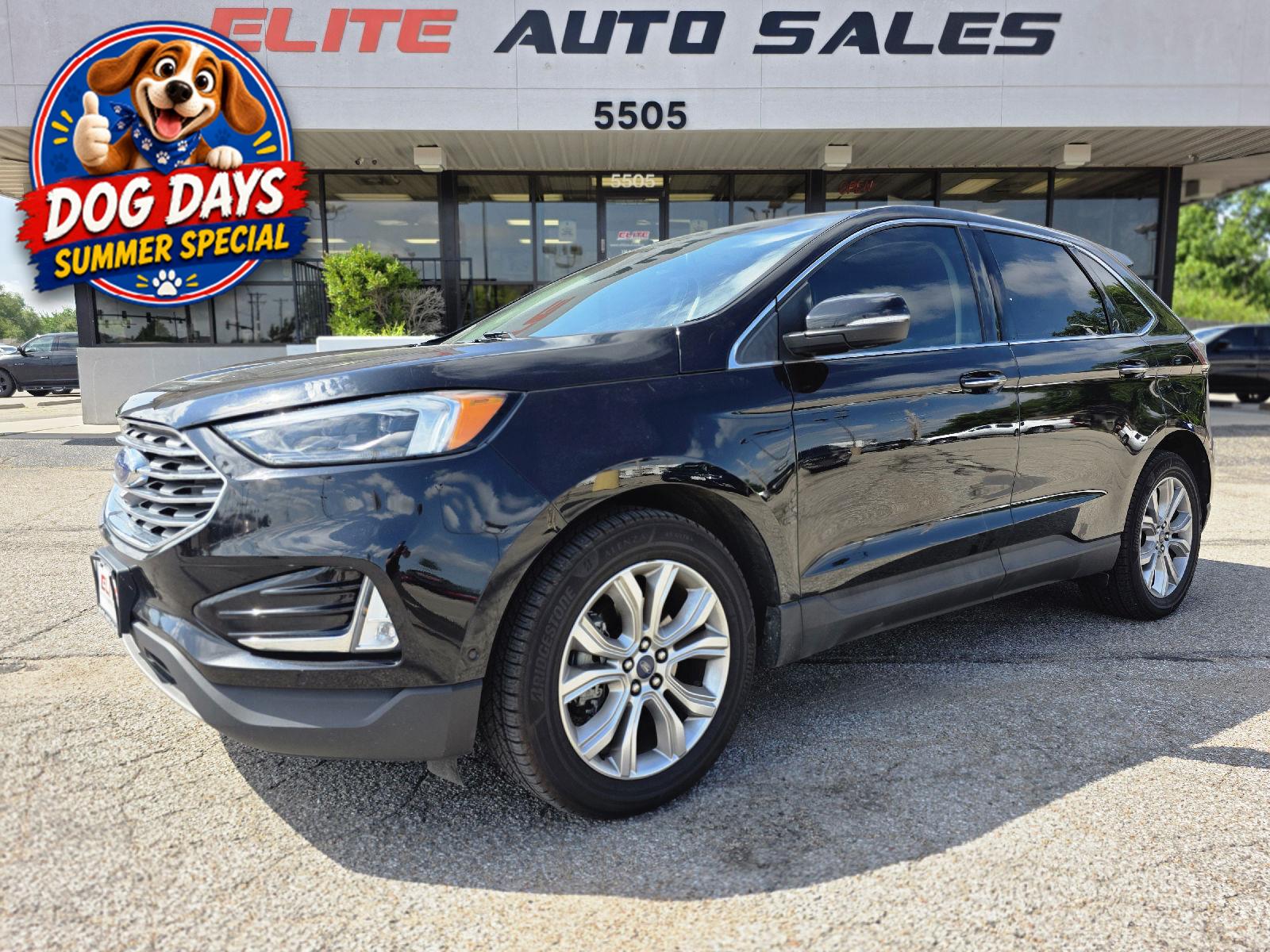 Agate Black 2020 Ford Edge SUV / Crossover Front-Wheel Drive 8-Speed Automatic