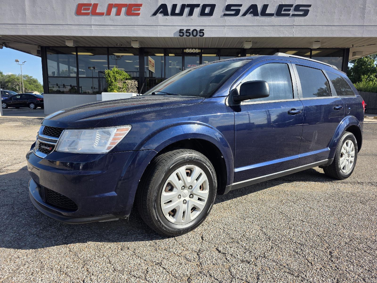 Contusion Blue Pearlcoat 2017 Dodge Journey SUV / Crossover Front-Wheel Drive 4-Speed Automatic