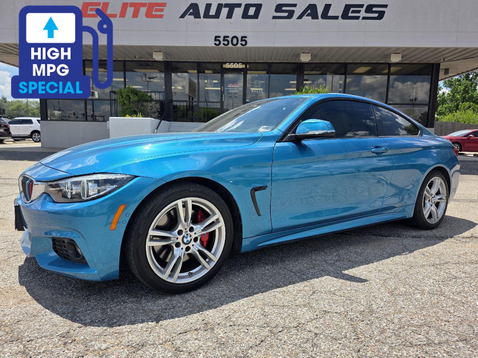 Snapper Rocks Blue Metallic 2019 BMW 4 Series Coupe Rear-Wheel Drive 8-Speed Automatic
