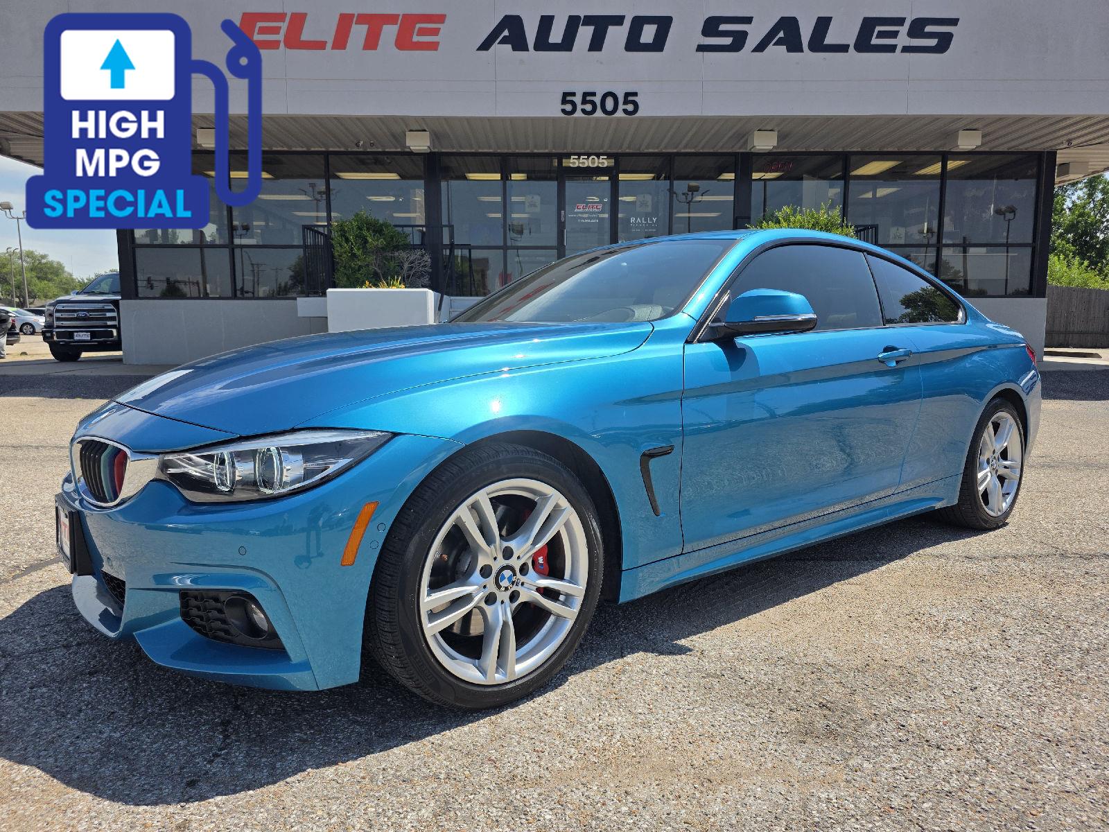 Snapper Rocks Blue Metallic 2019 BMW 4 Series Coupe Rear-Wheel Drive 8-Speed Automatic